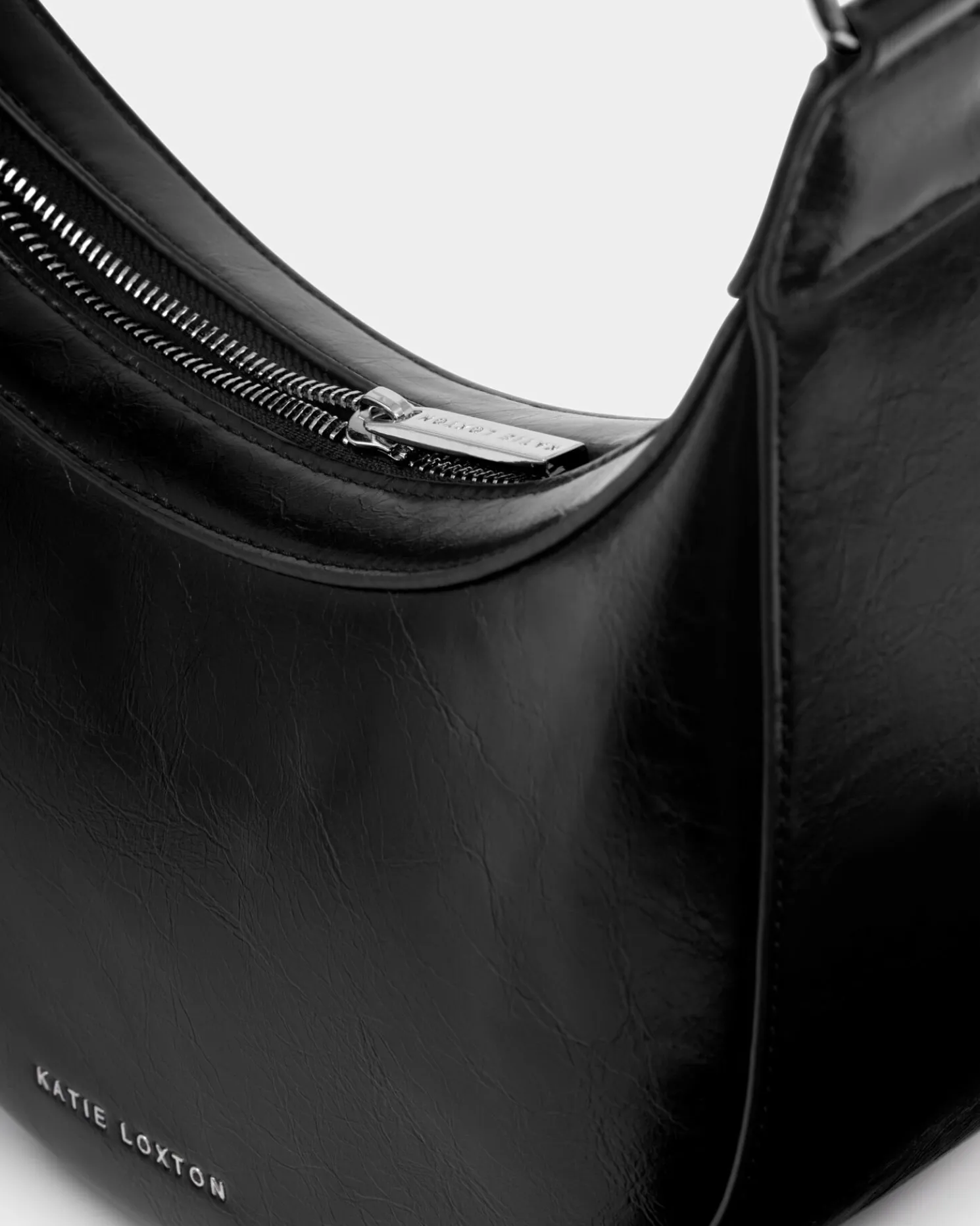 Amina Patent Crackle Sling Bag