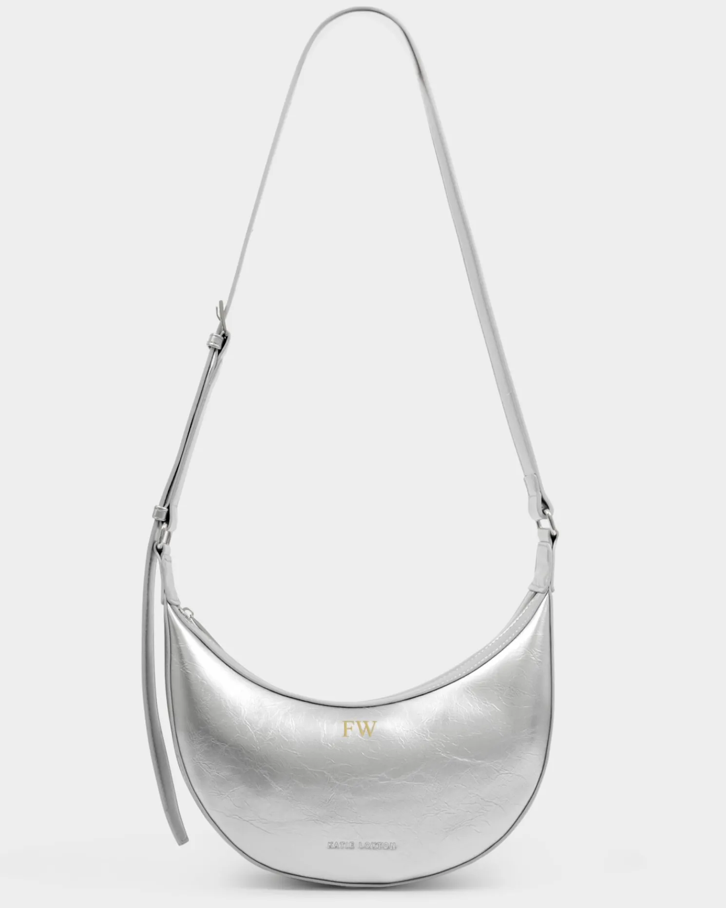 Amina Patent Crackle Sling Bag