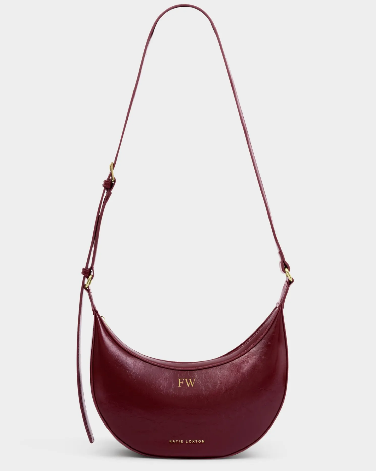 Amina Patent Crackle Sling Bag