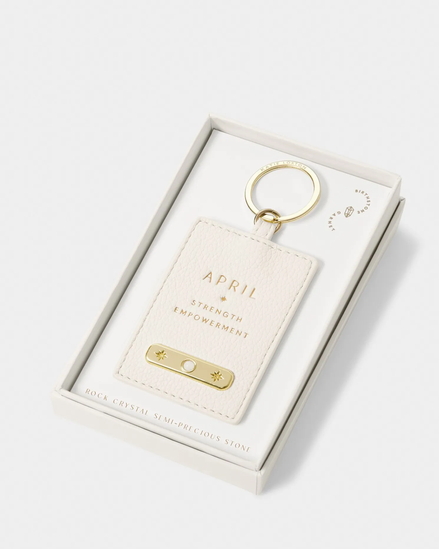 April' Birthstone Keyring