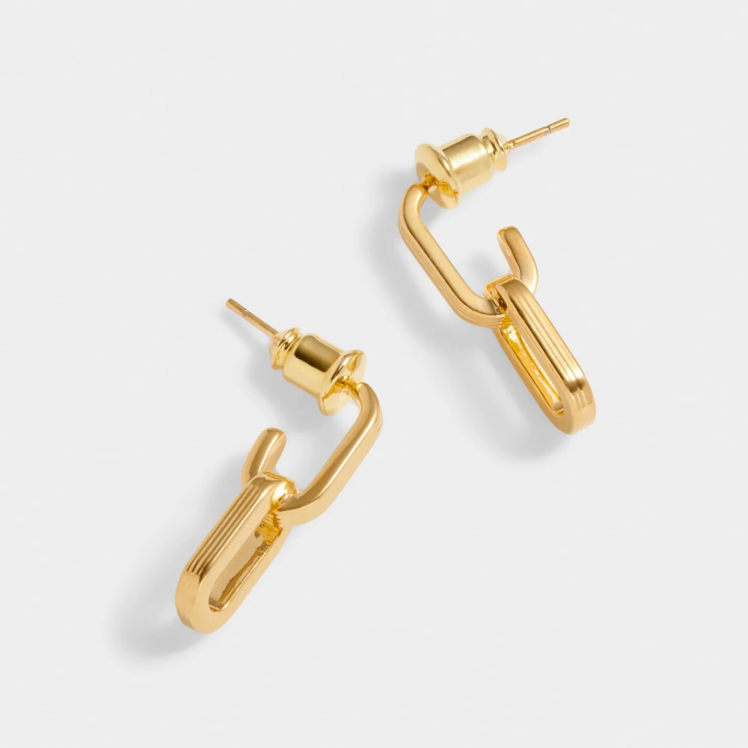Arabella Waterproof Gold Hoop Earrings