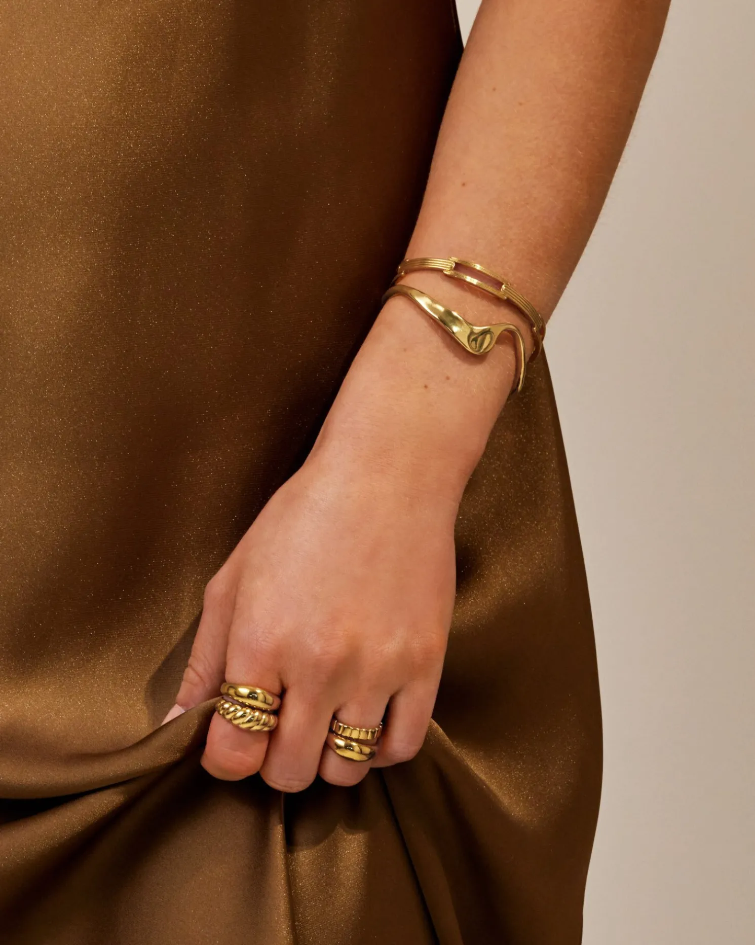 Arabella Waterproof Gold Bangle