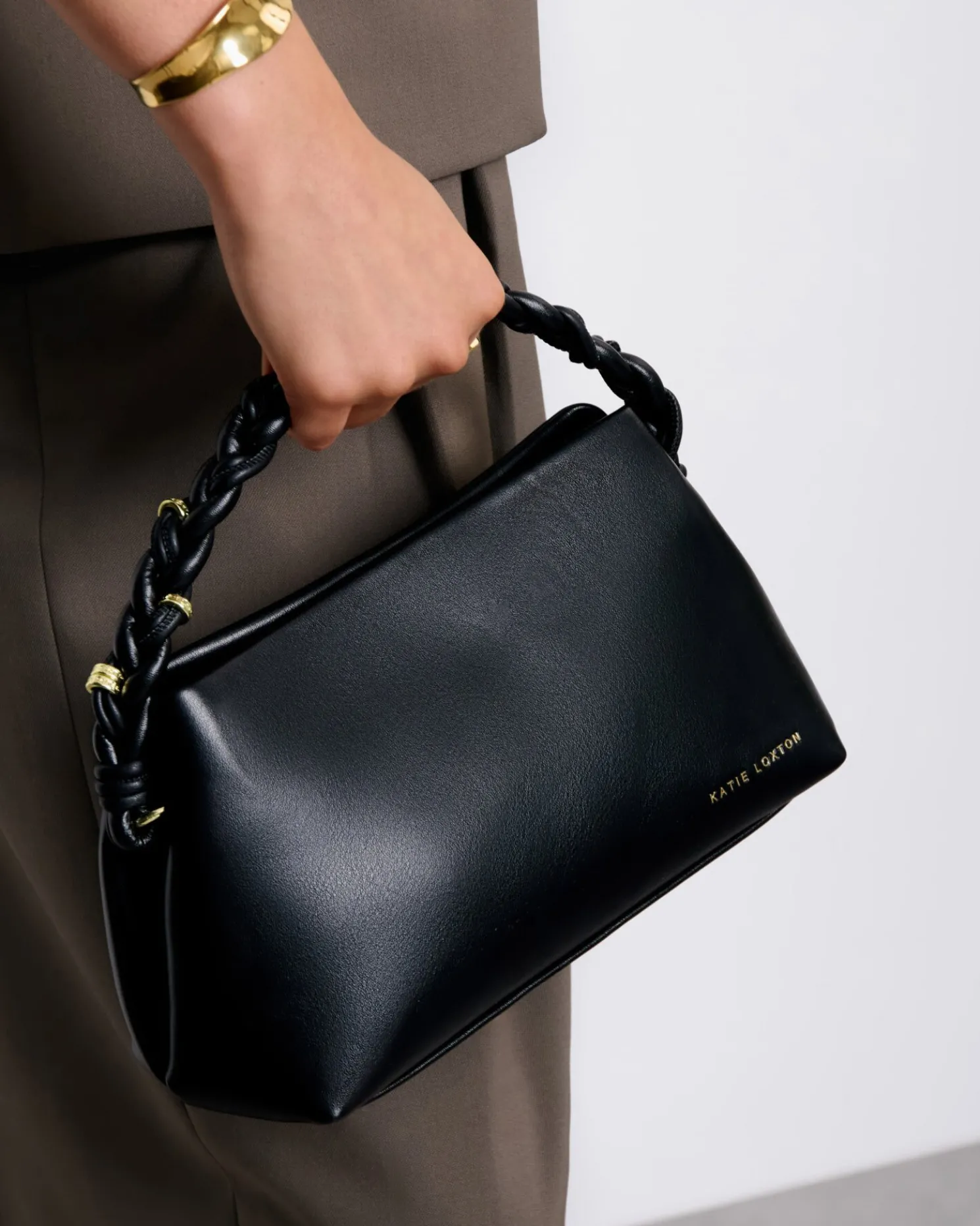 Arden Braided Top Handle Bag