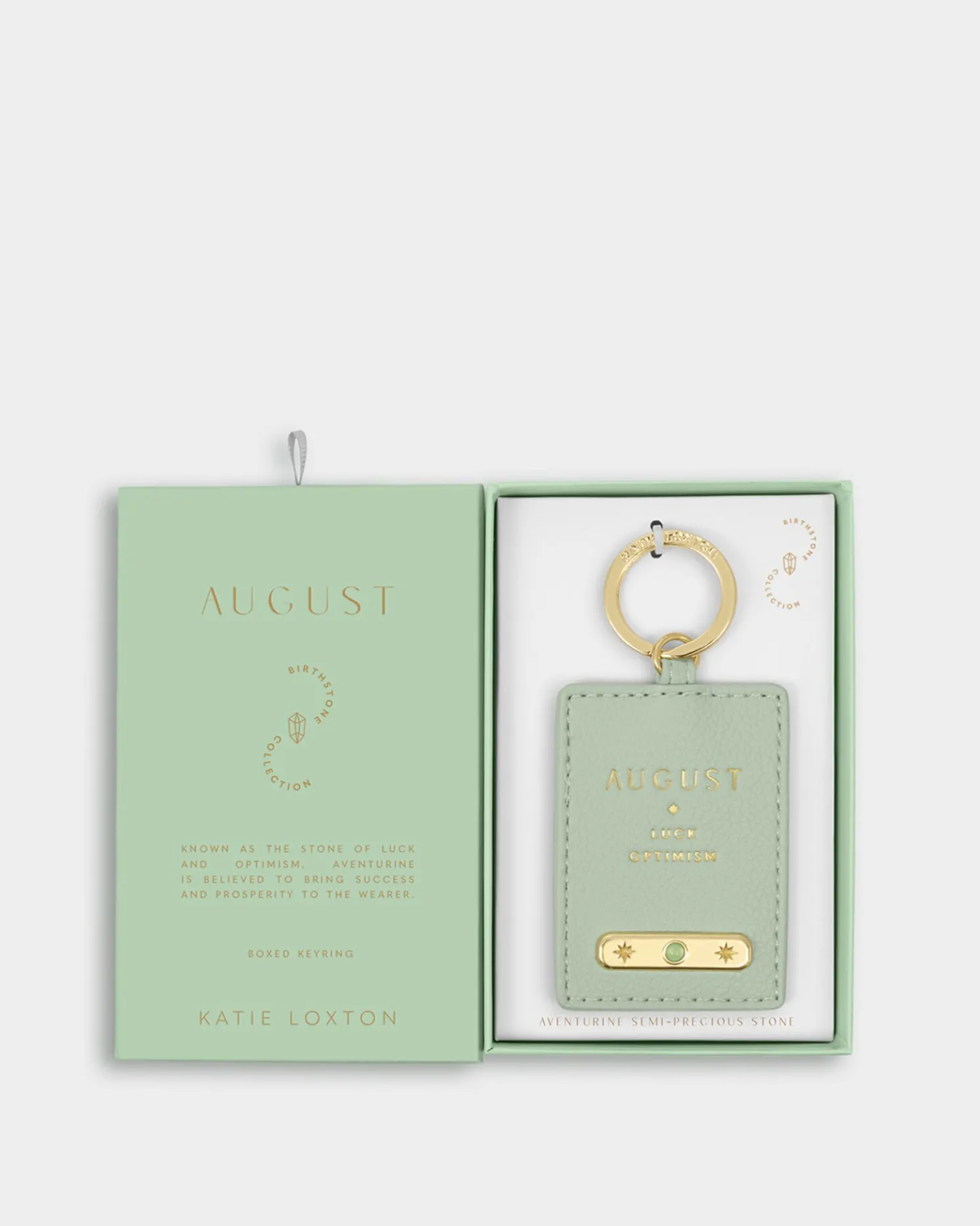August' Birthstone Keyring