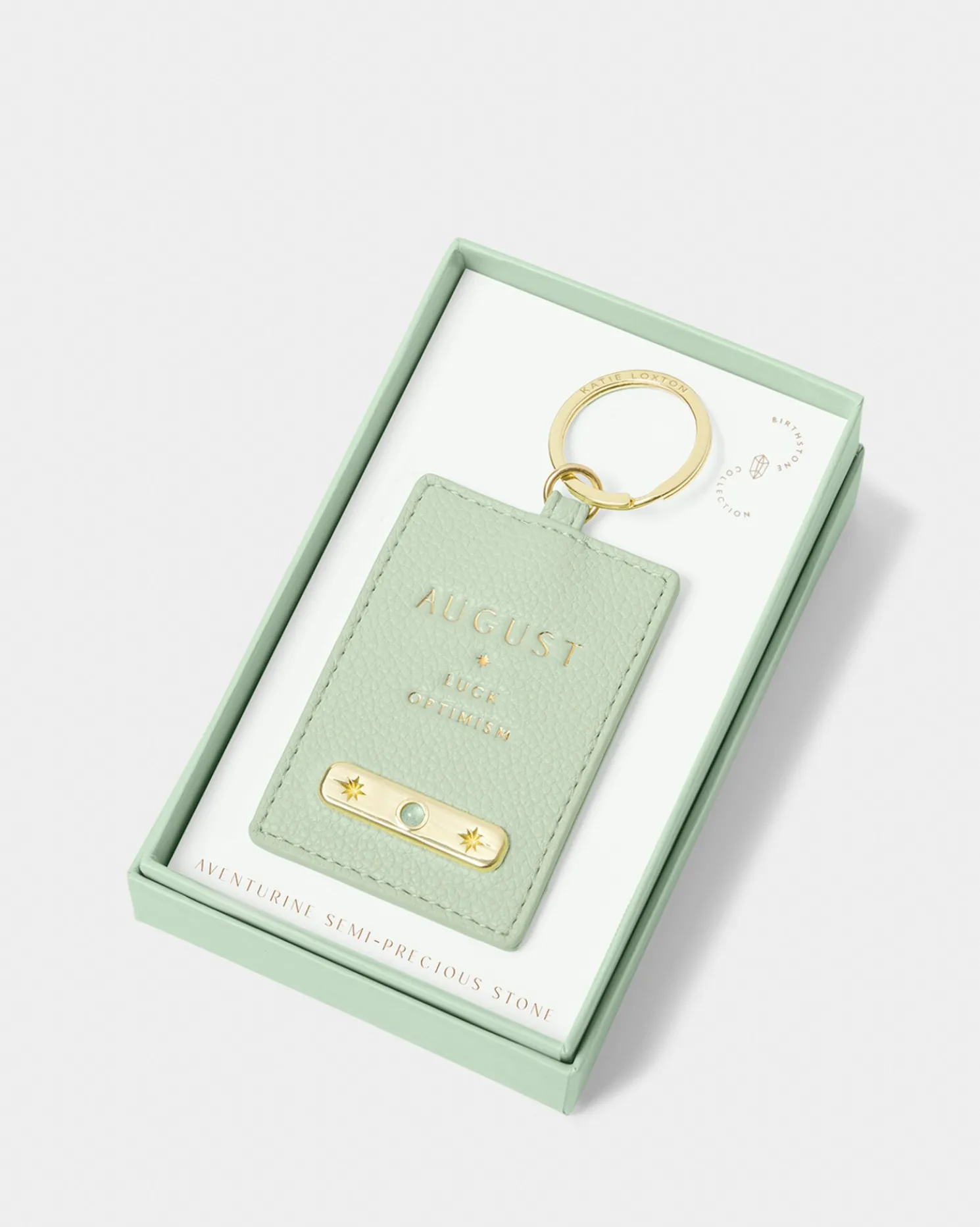 August' Birthstone Keyring