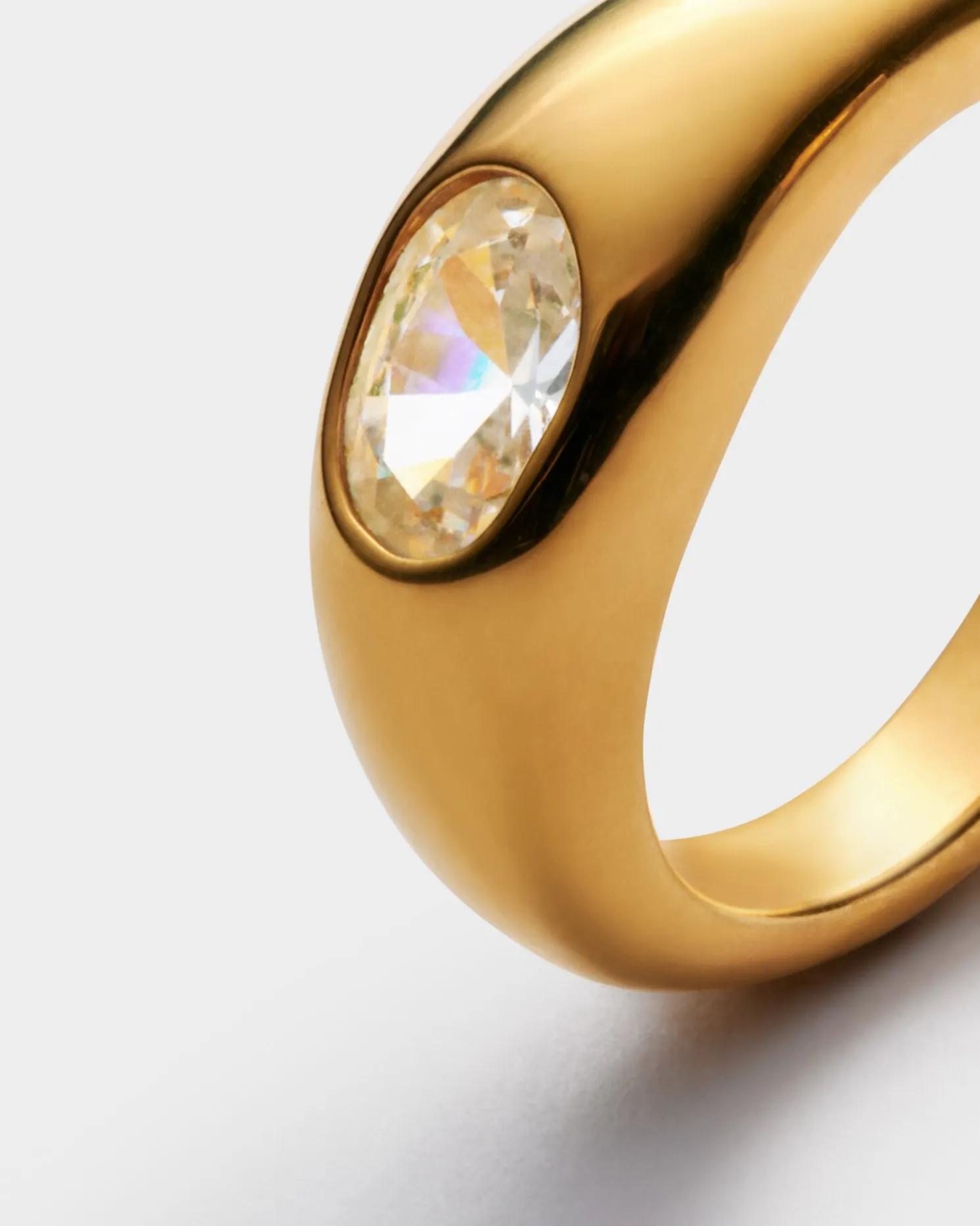 Ayla Waterproof Gold Hoop Earrings