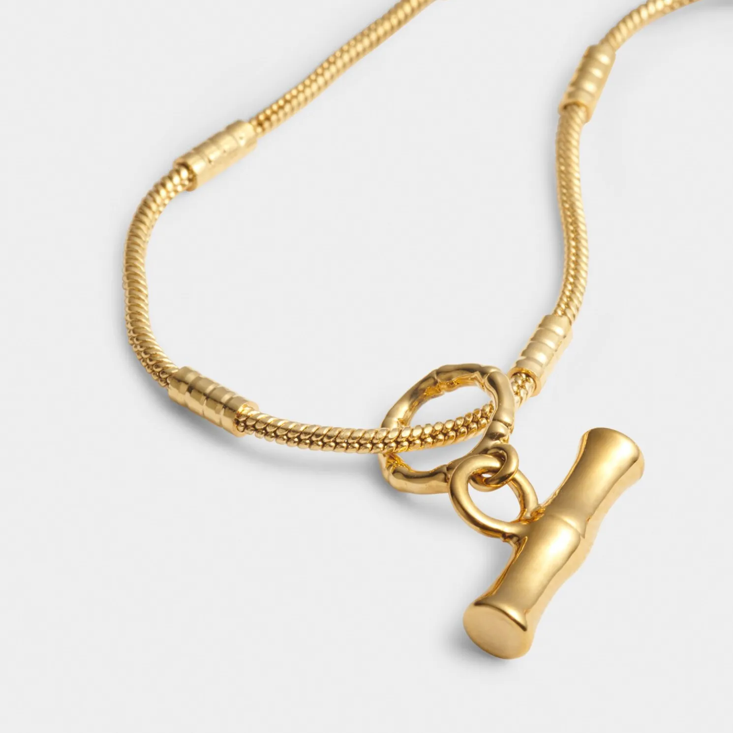 Bamboo Waterproof Gold Bracelet