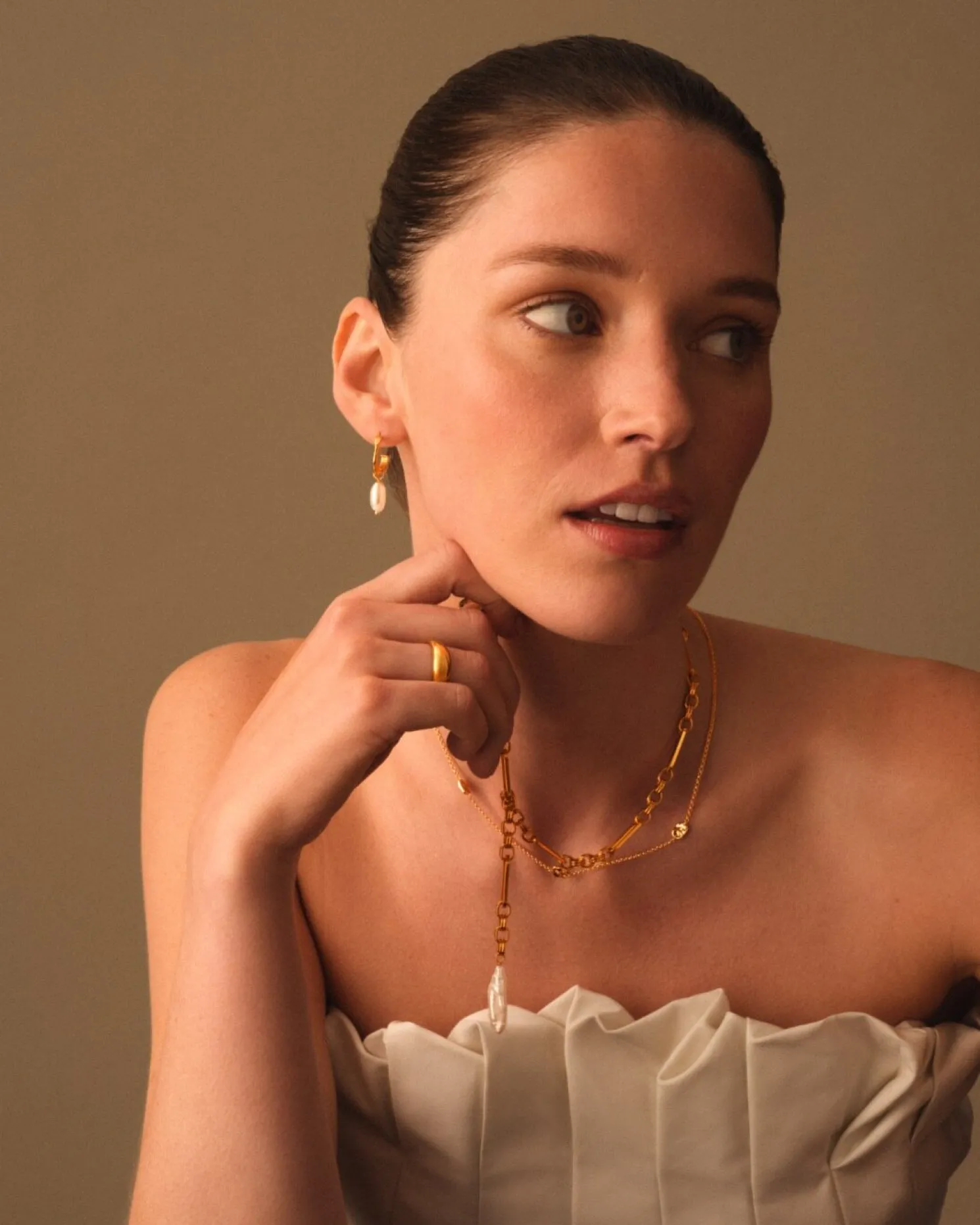 Bea Waterproof Gold Choker