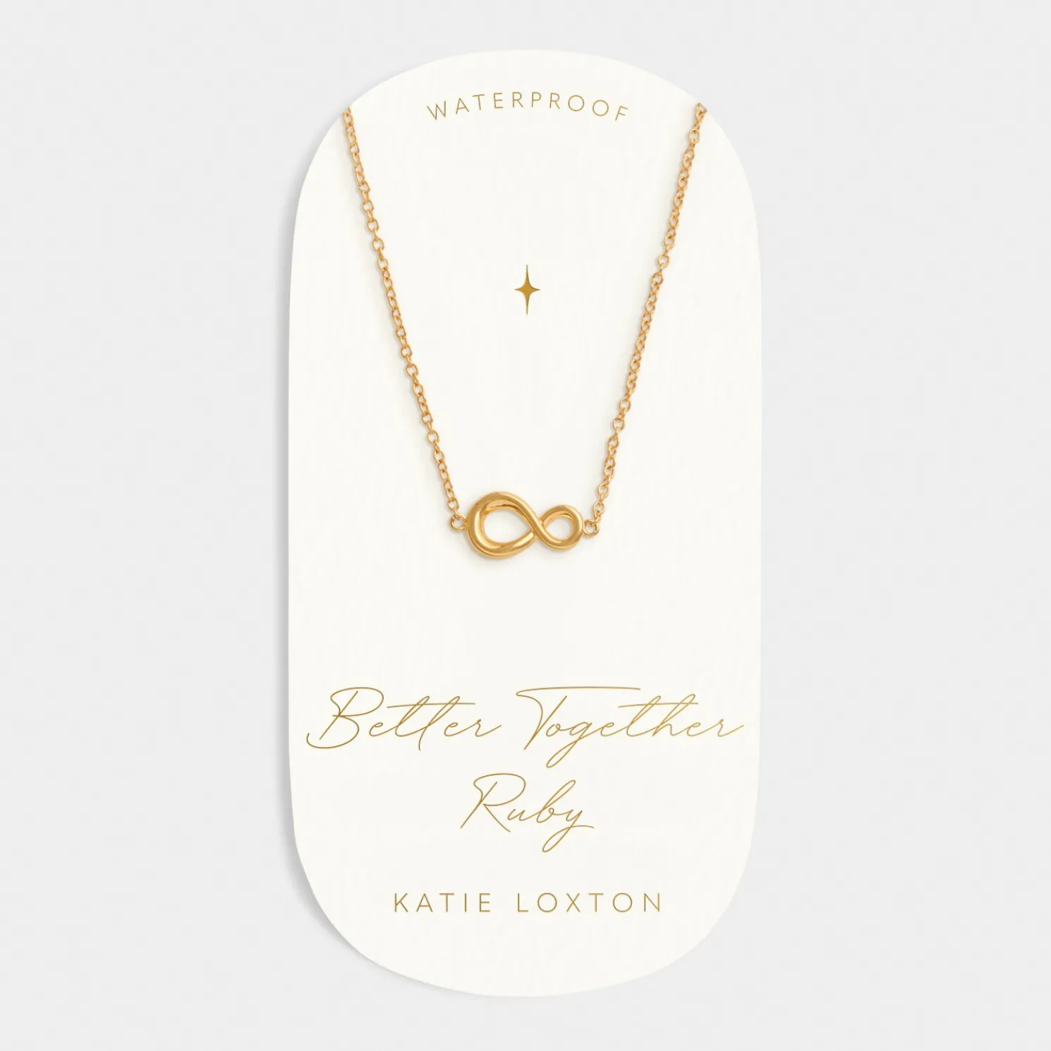 Better Together' Waterproof Gold Charm Necklace