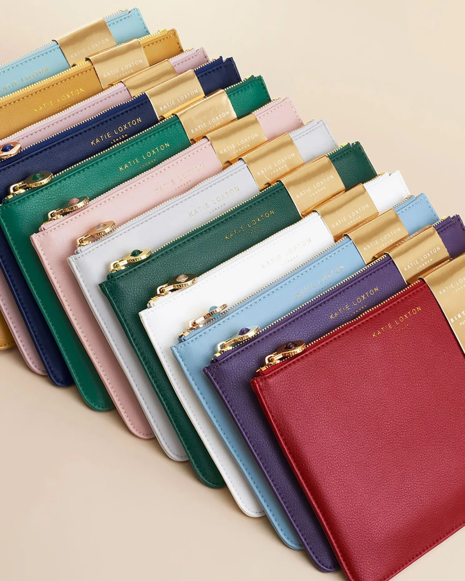 Birthstone Perfect Pouch 'December' in Turquoise Duck Egg Blue