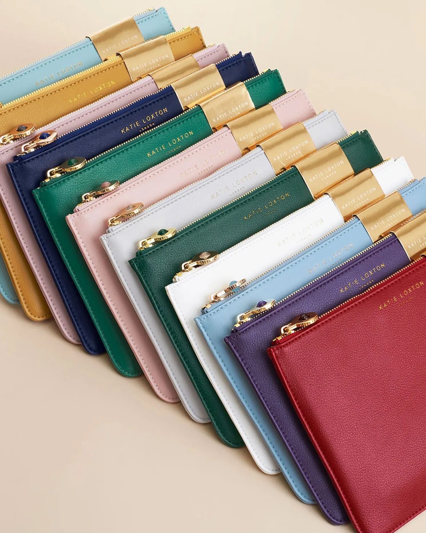 Birthstone Perfect Pouch 'October' Tourmaline in Dusty Pink