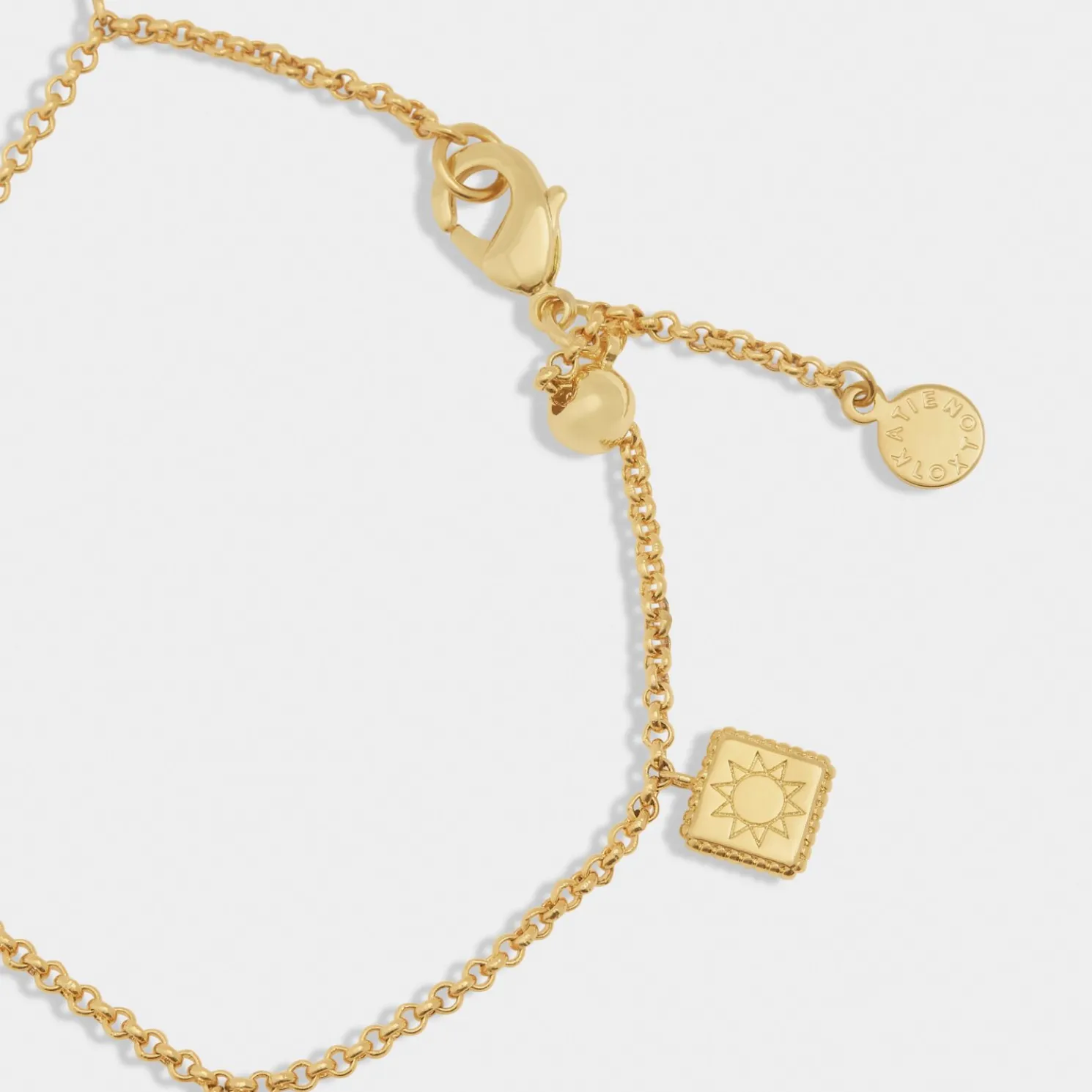 Boheme Waterproof Gold Charm Bracelet