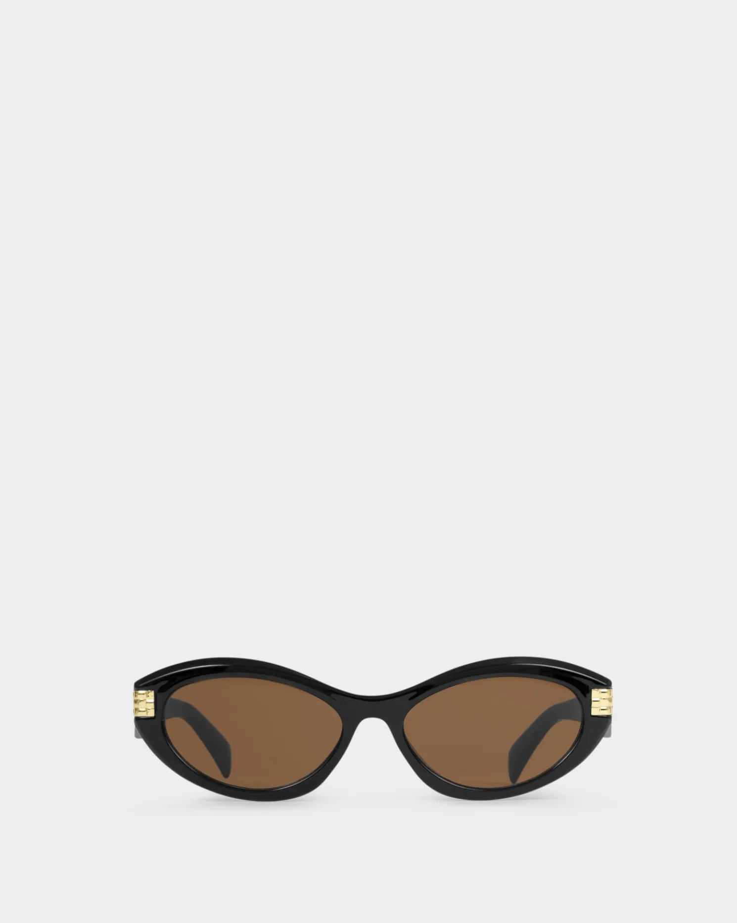 Bordeaux Slim Oval Sunglasses