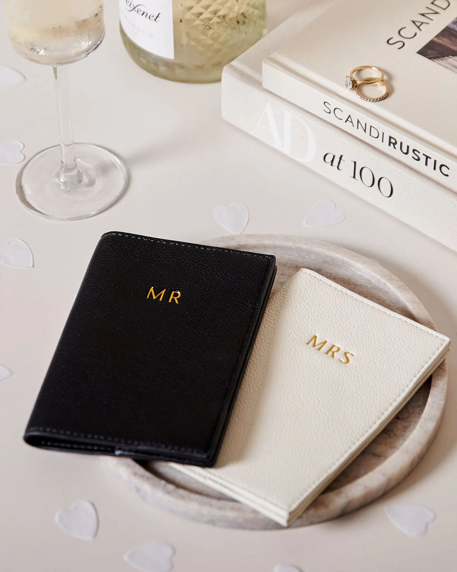 Bridal Passport Gift Set 'Mr and Mrs'