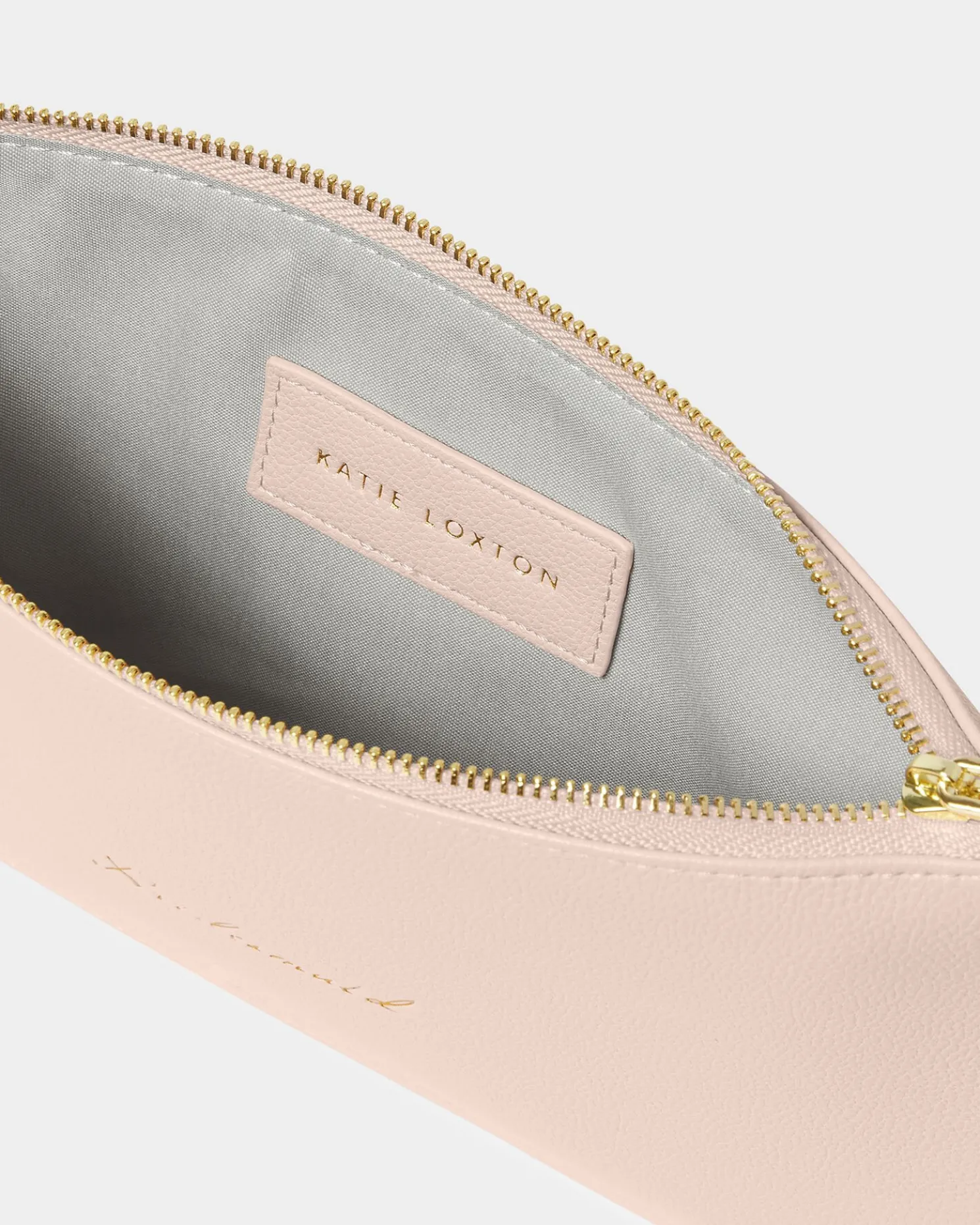 Bridal Sentiment Pouch 'Bridesmaid' in Light Pink