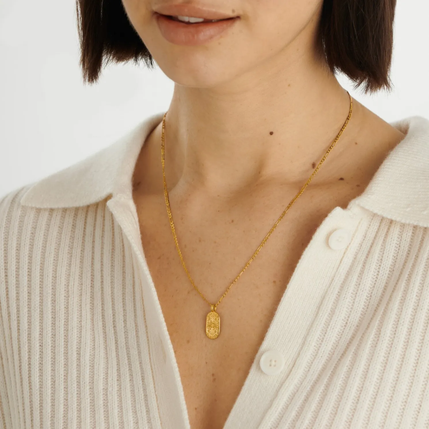 Cancer' Waterproof Gold Zodiac Necklace