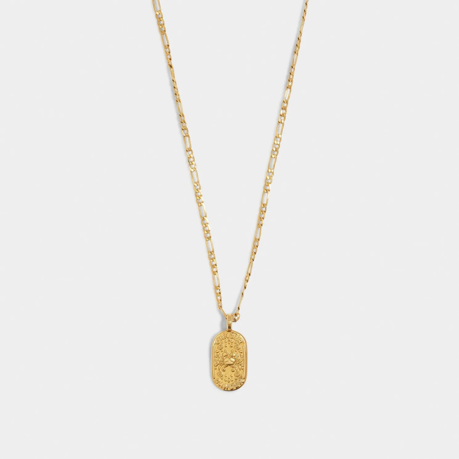 Cancer' Waterproof Gold Zodiac Necklace