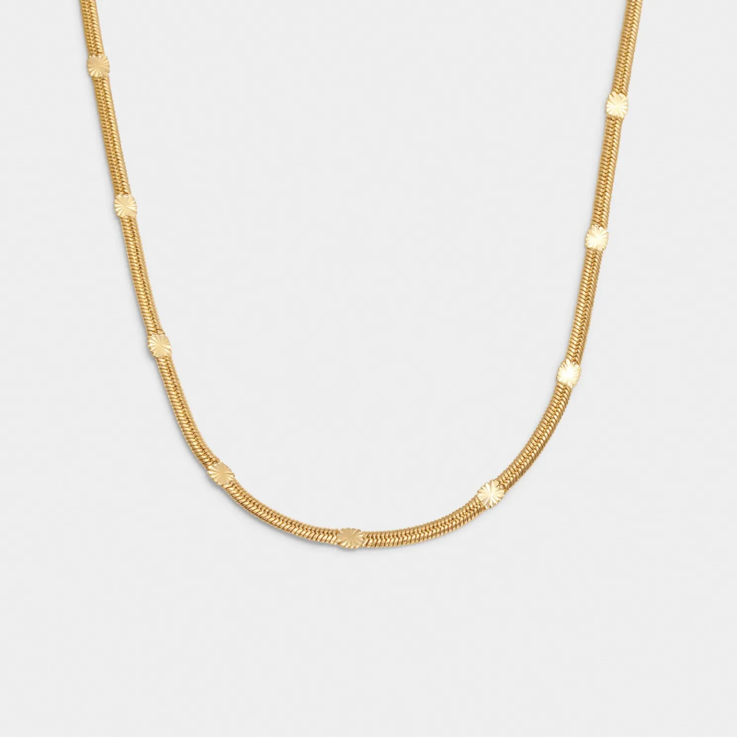 Celeste Waterproof Gold Snake Chain Necklace