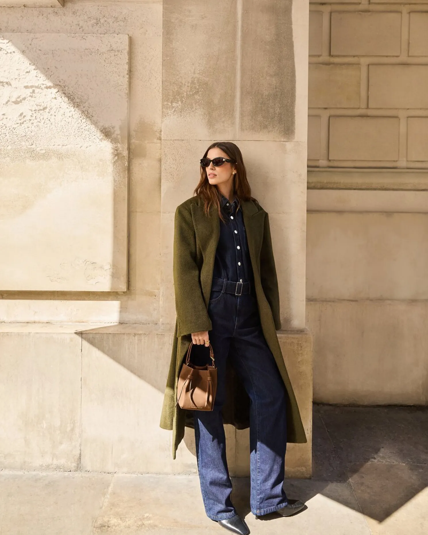 Celina Mini Suedette Bucket Bag