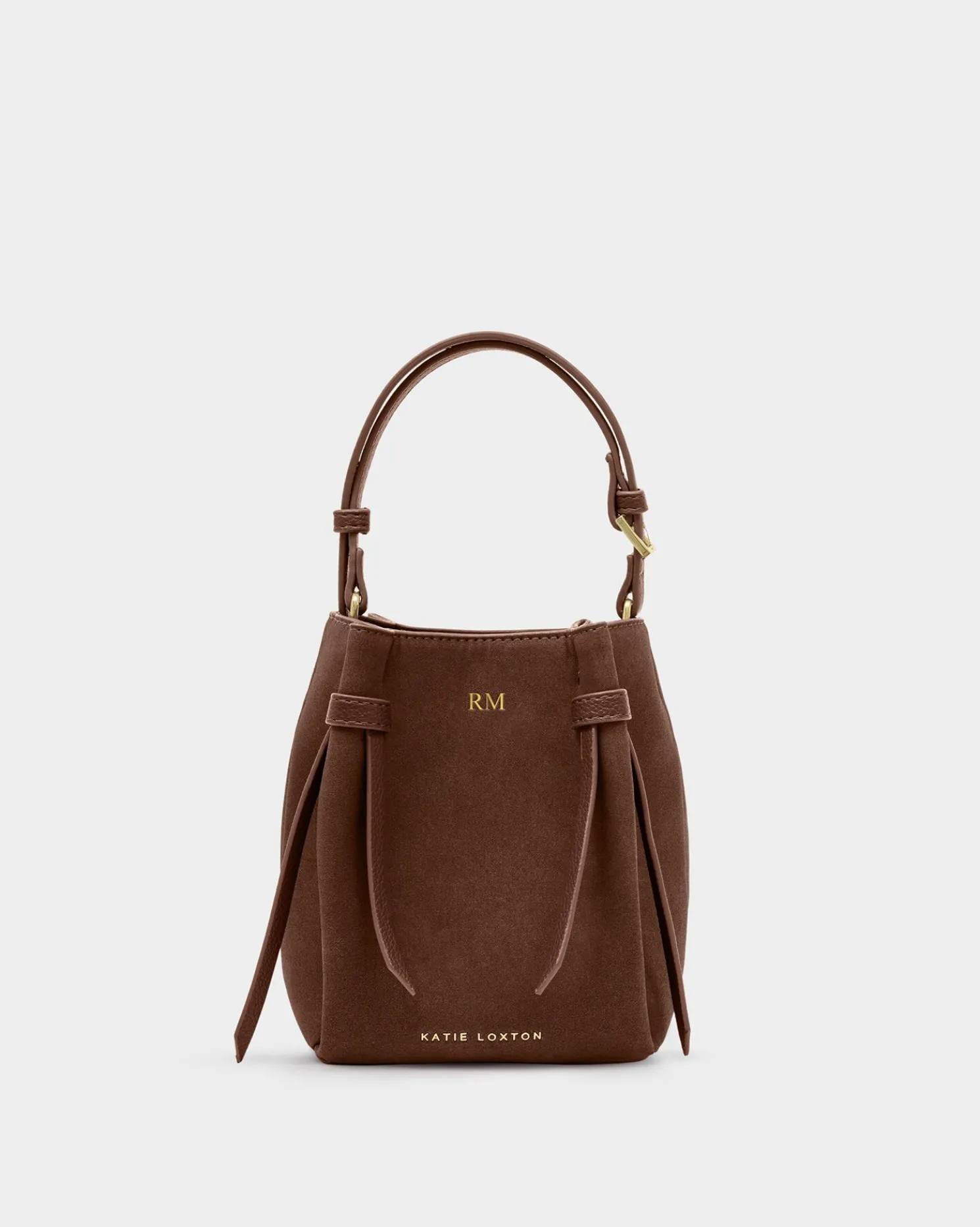 Celina Mini Suedette Bucket Bag