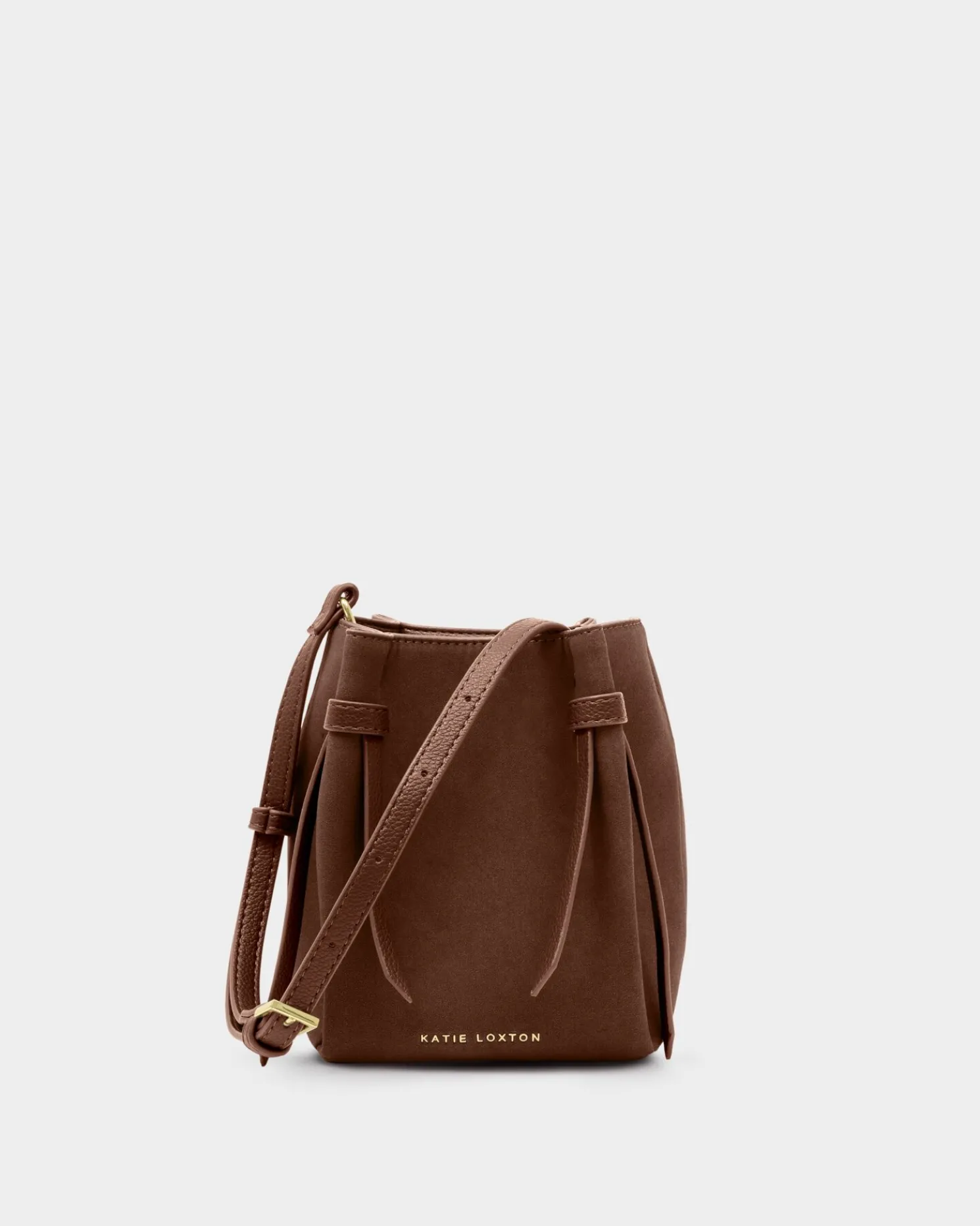 Celina Mini Suedette Bucket Bag