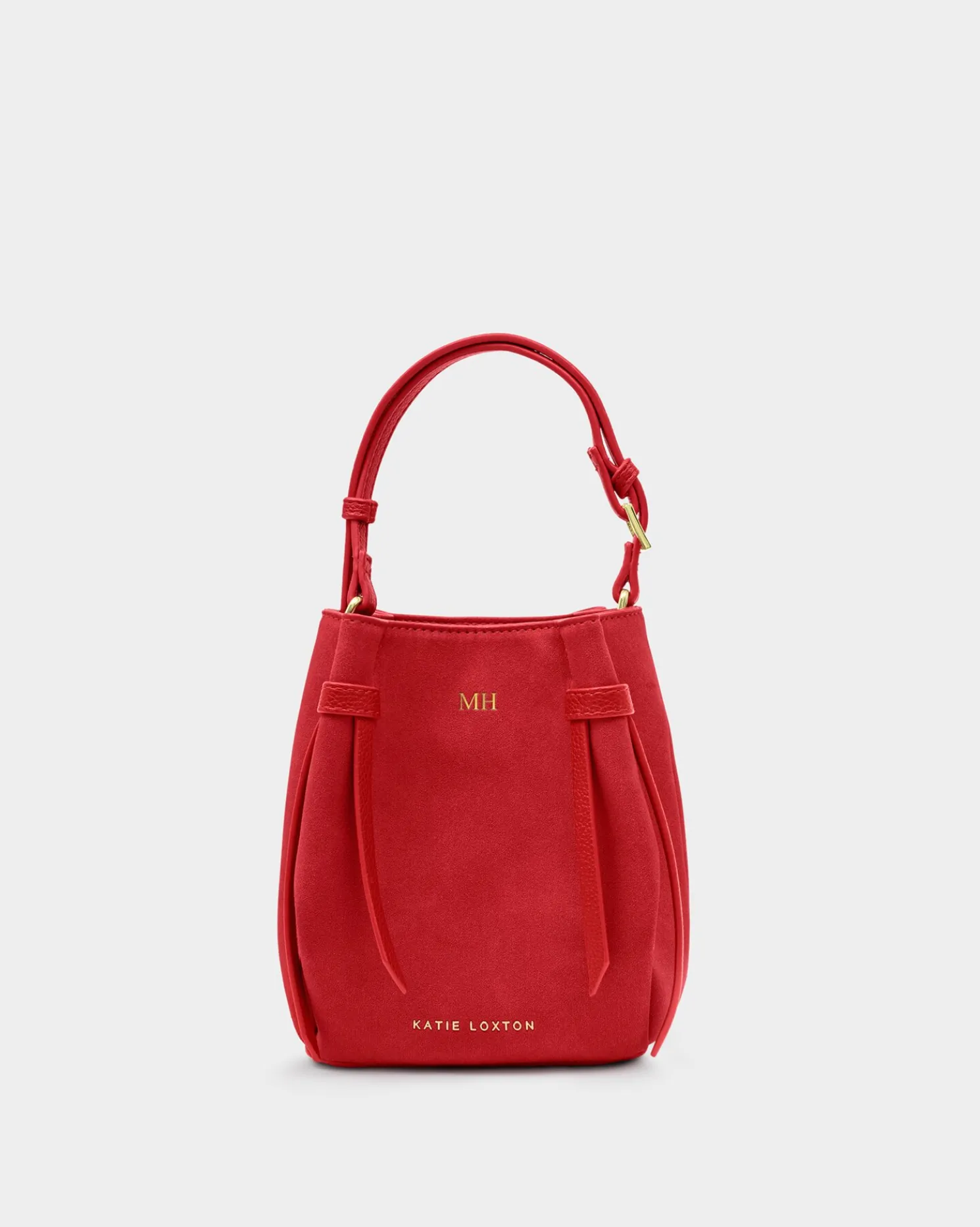 Celina Mini Suedette Bucket Bag