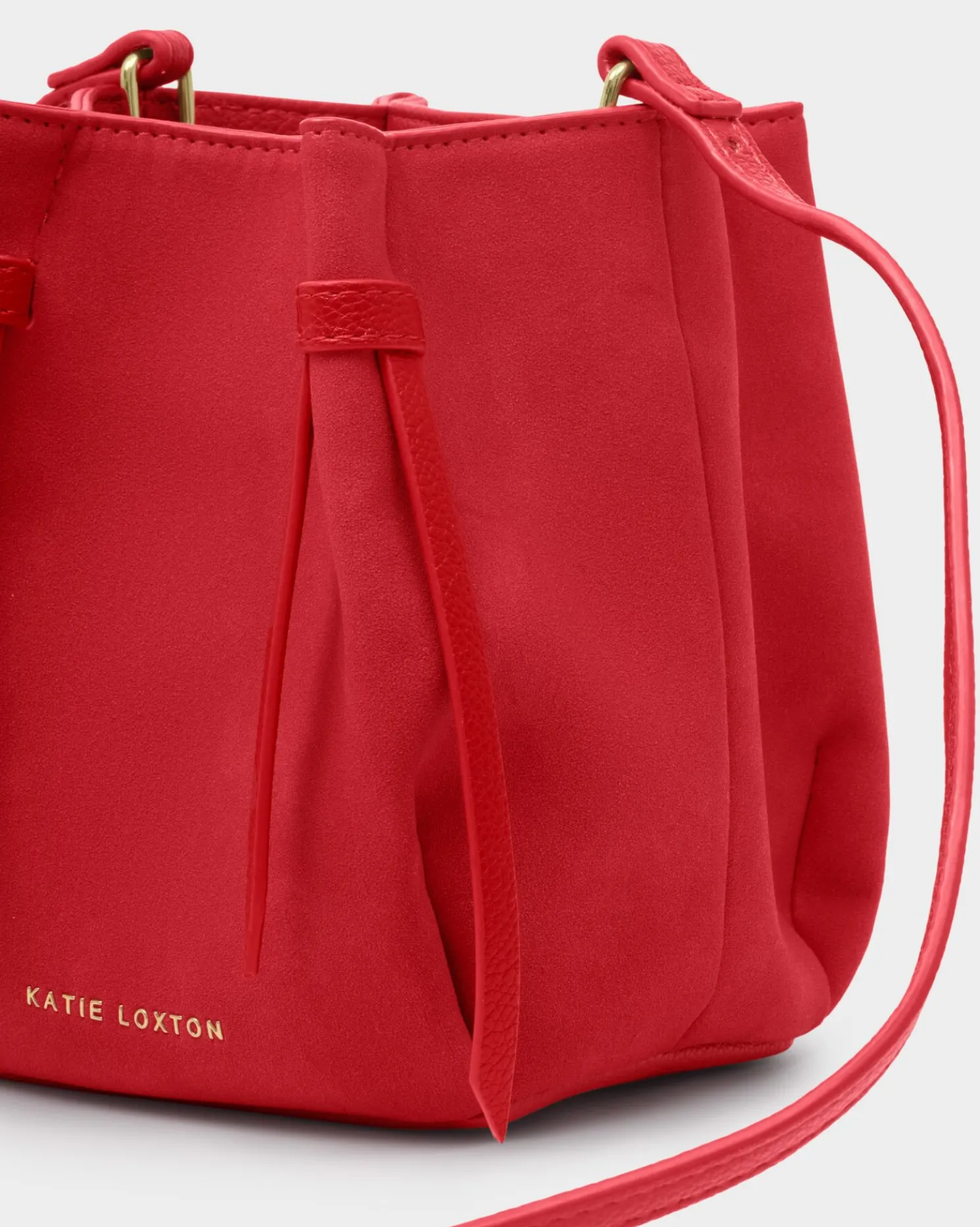 Celina Mini Suedette Bucket Bag