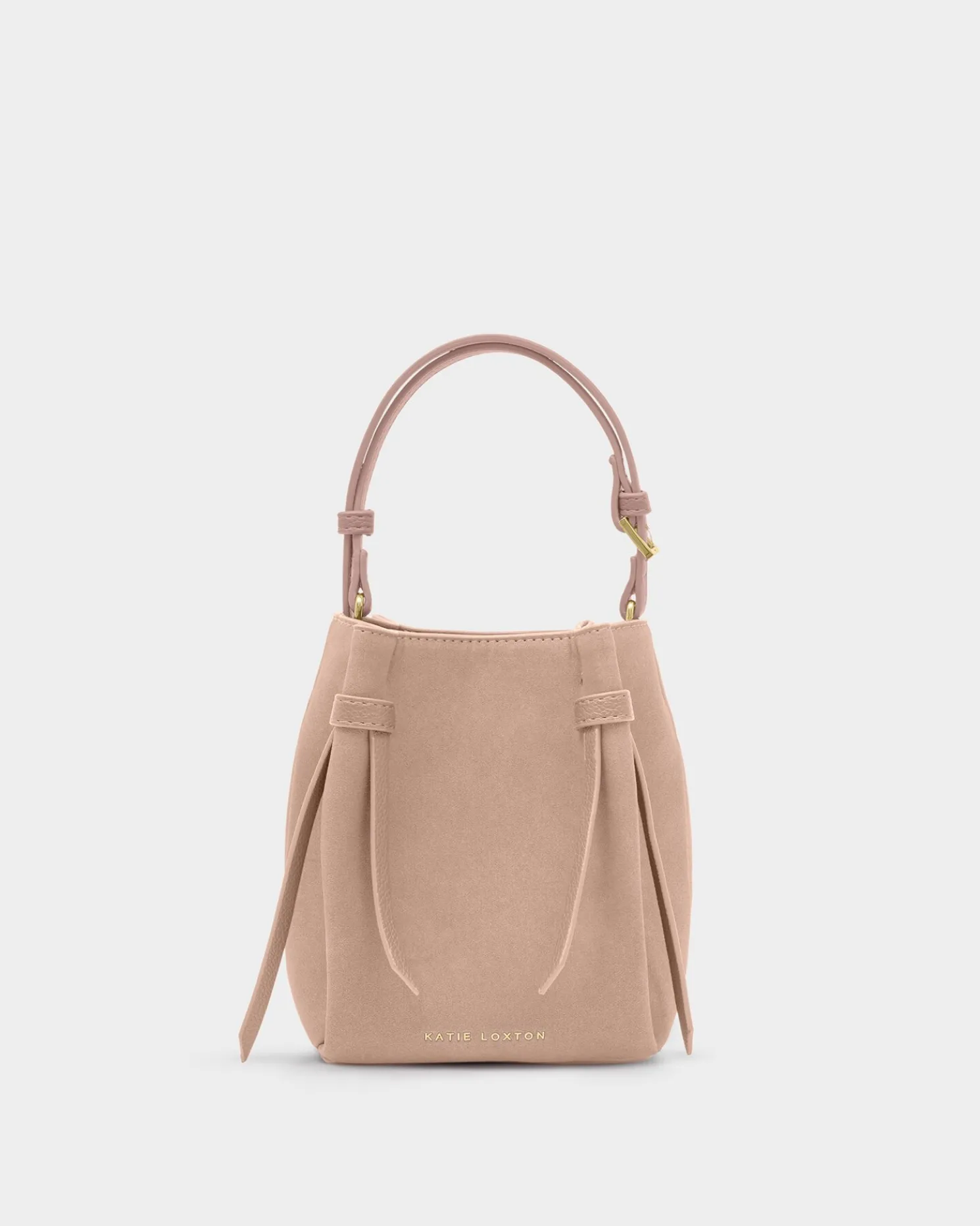 Celina Mini Suedette Bucket Bag