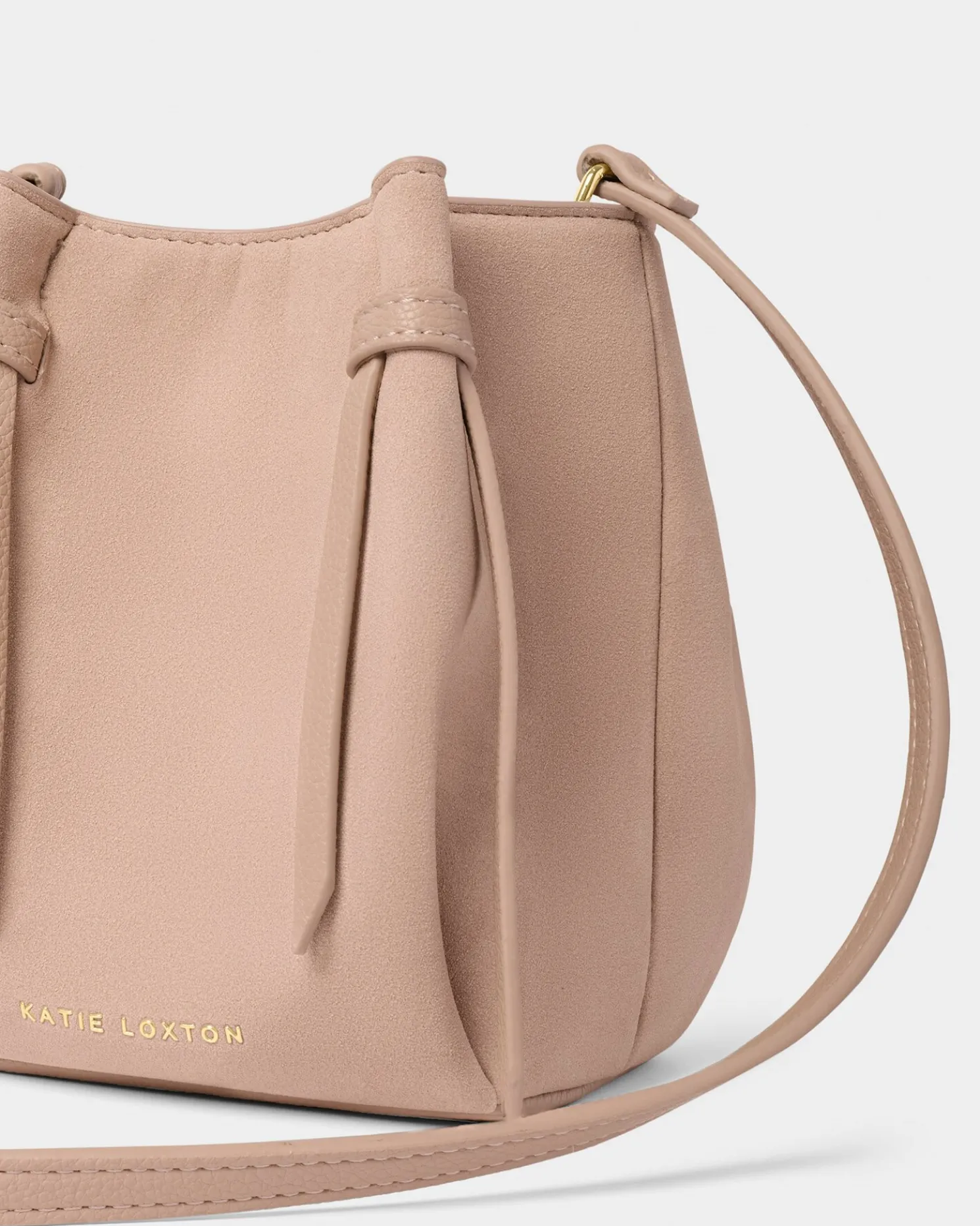 Celina Mini Suedette Bucket Bag
