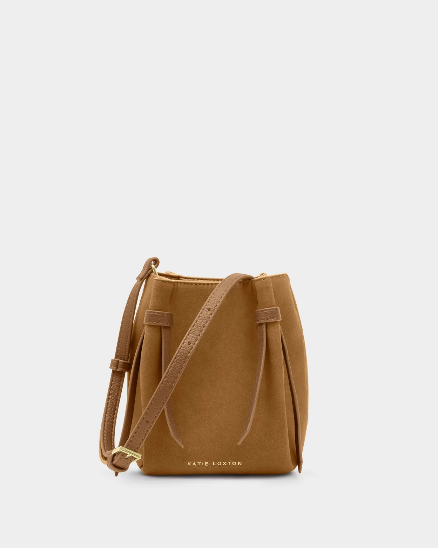 Celina Mini Suedette Bucket Bag