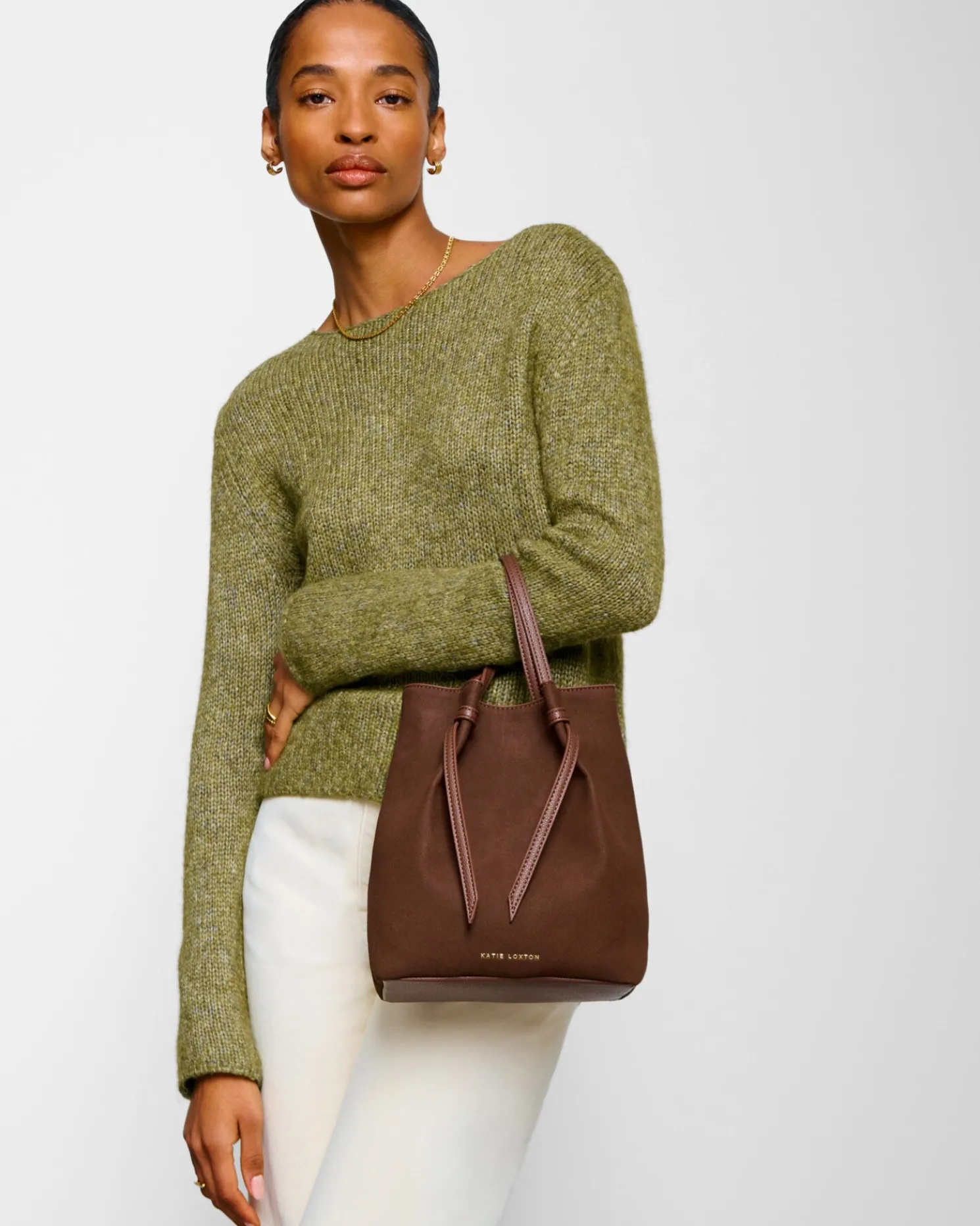 Celina Suedette Bucket Bag