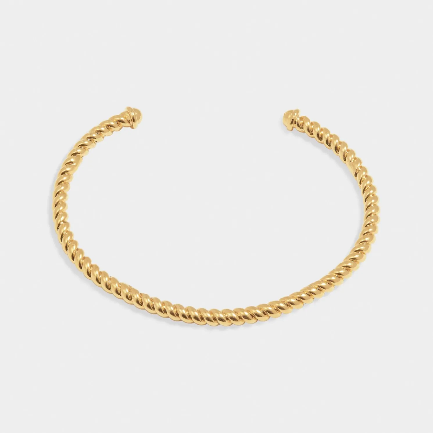 Celine Waterproof Gold Rope Bangle