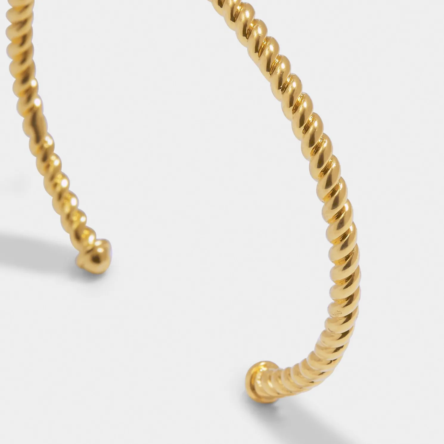 Celine Waterproof Gold Rope Bangle