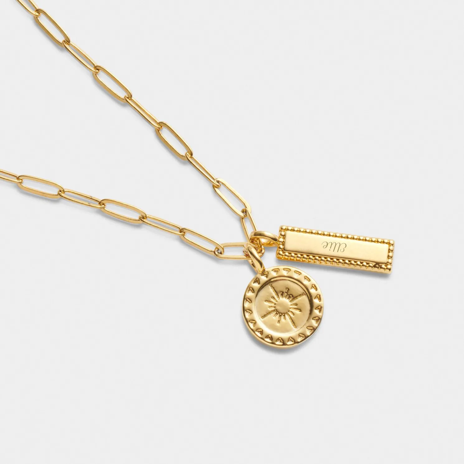 Collect Adventures' Waterproof Gold Charm Necklace