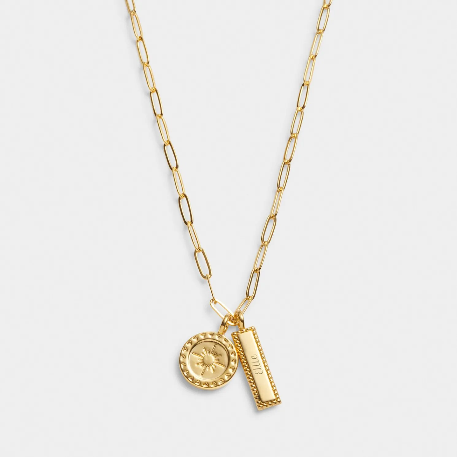 Collect Adventures' Waterproof Gold Charm Necklace