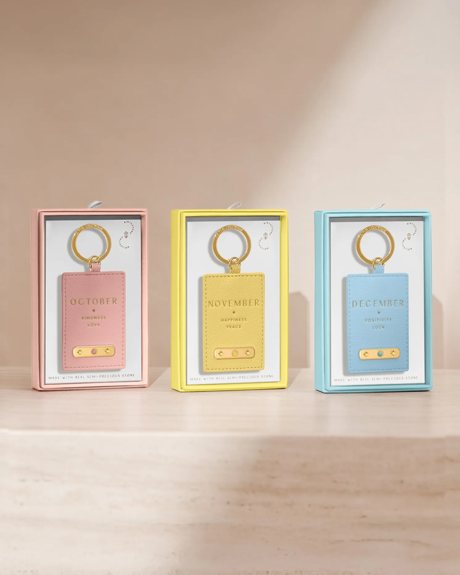 December' Birthstone Keyring