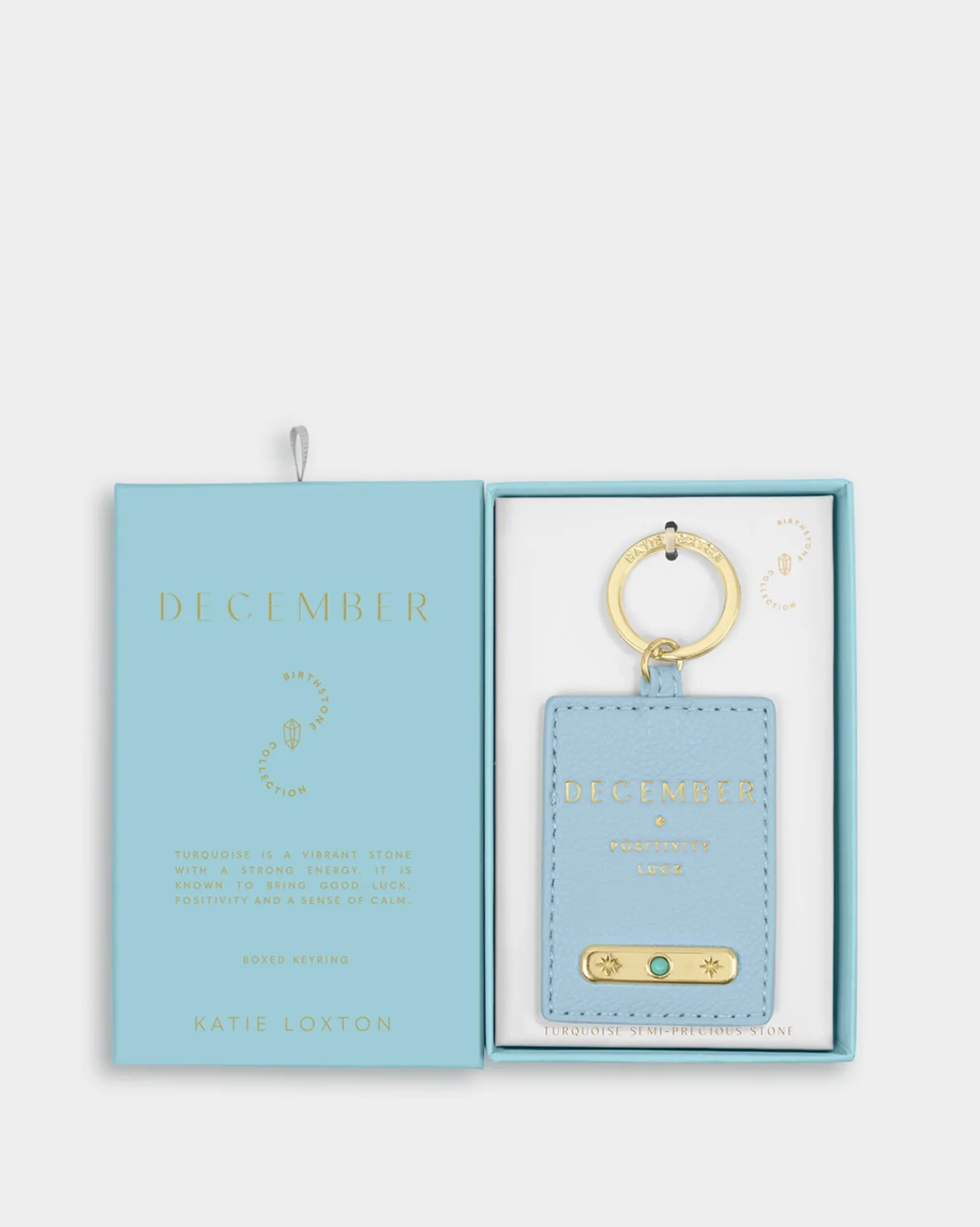 December' Birthstone Keyring
