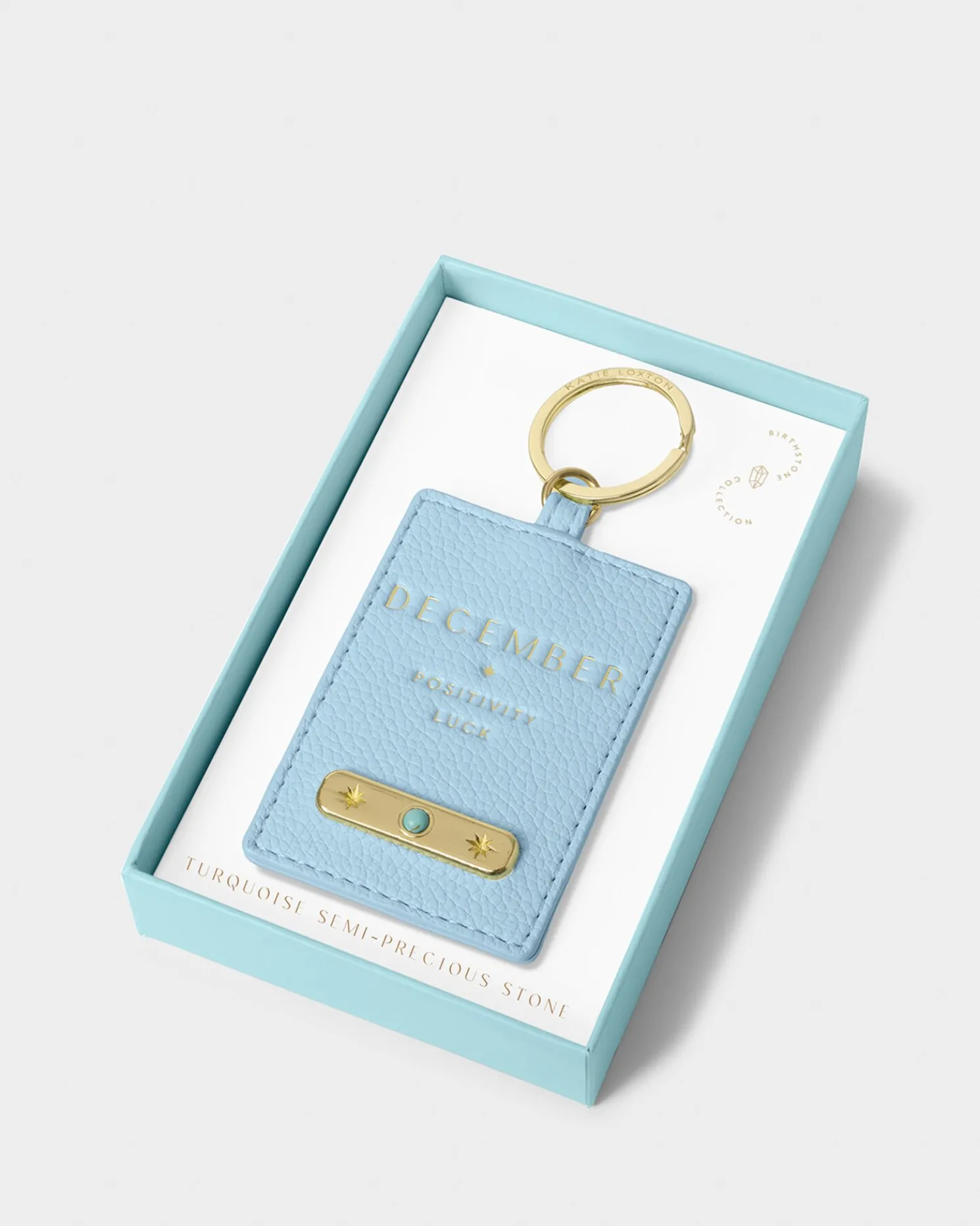 December' Birthstone Keyring