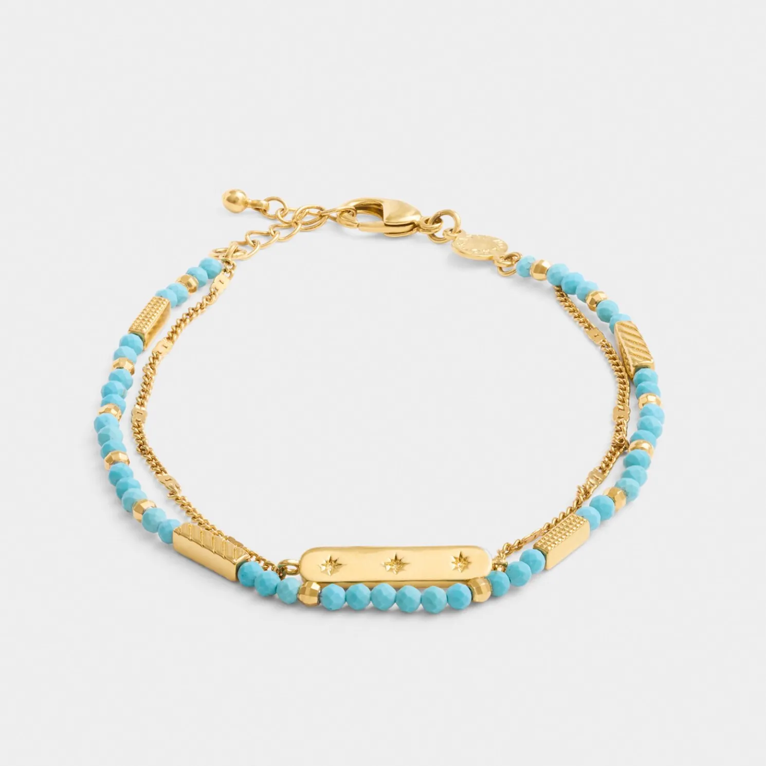 December' Waterproof Gold Birthstone Bracelet