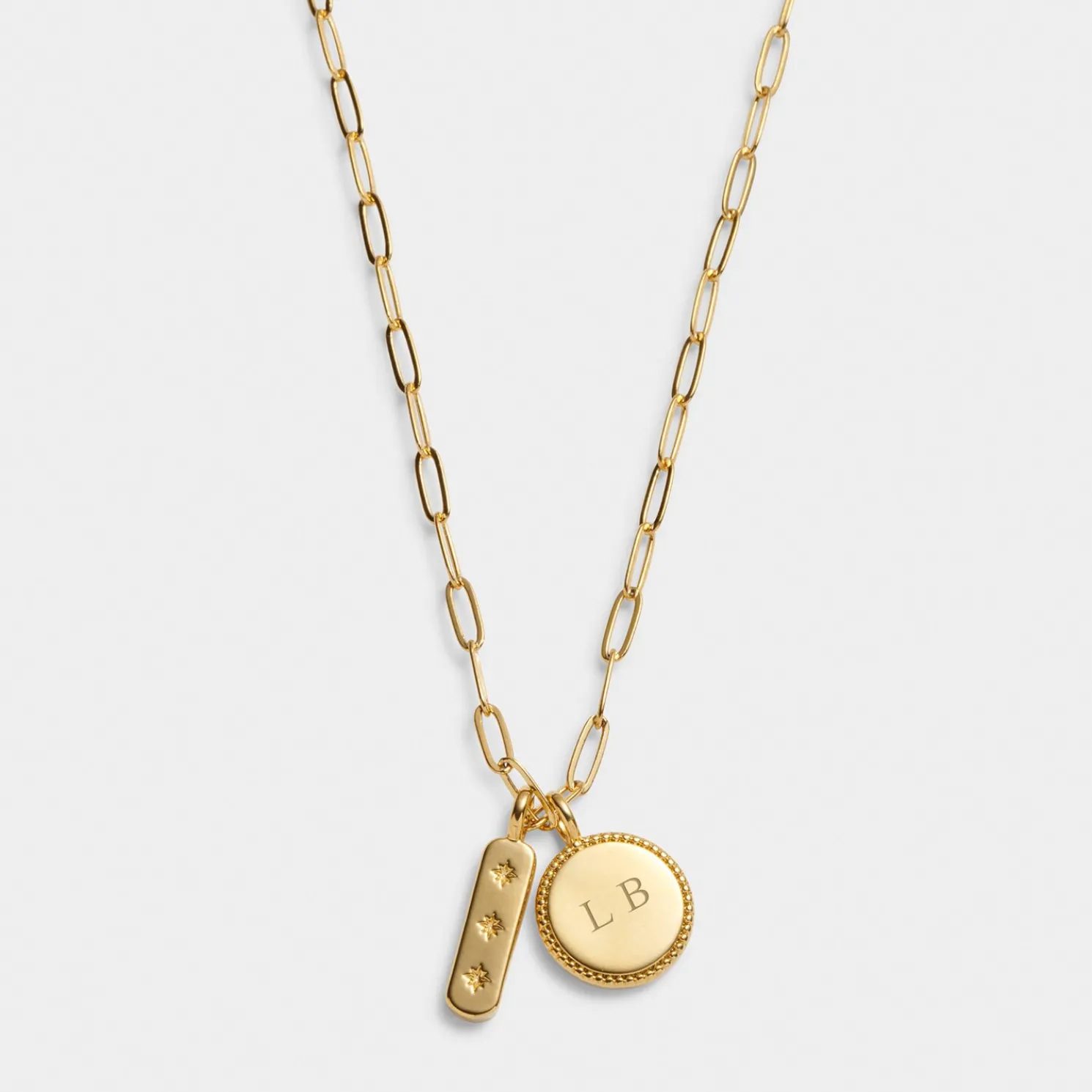 Dreamer' Waterproof Gold Charm Necklace