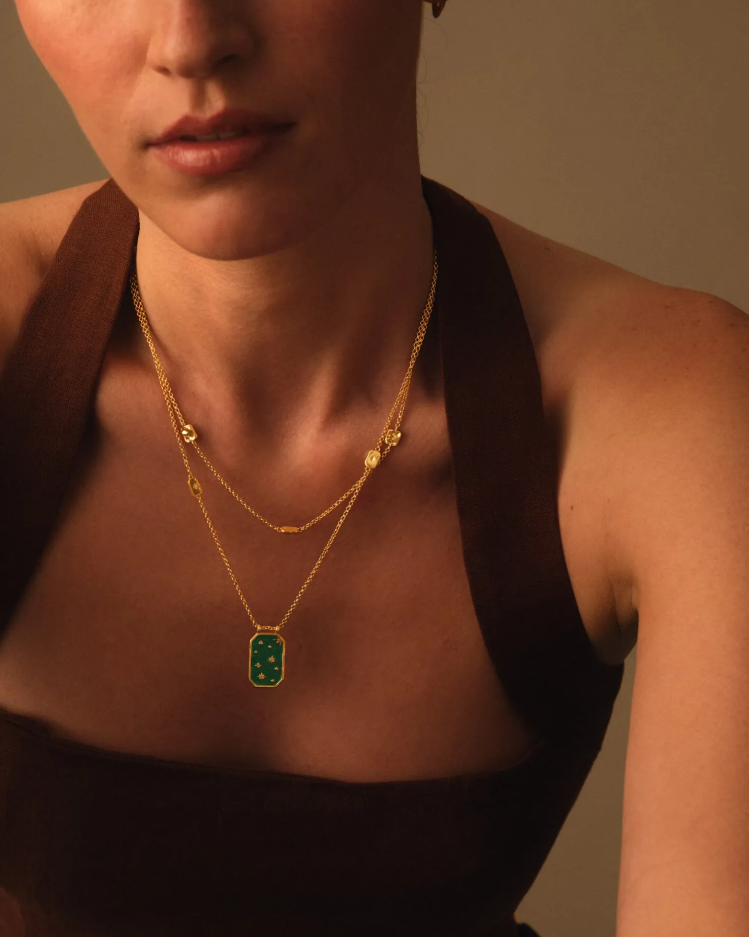 Elpha Waterproof Gold Necklace