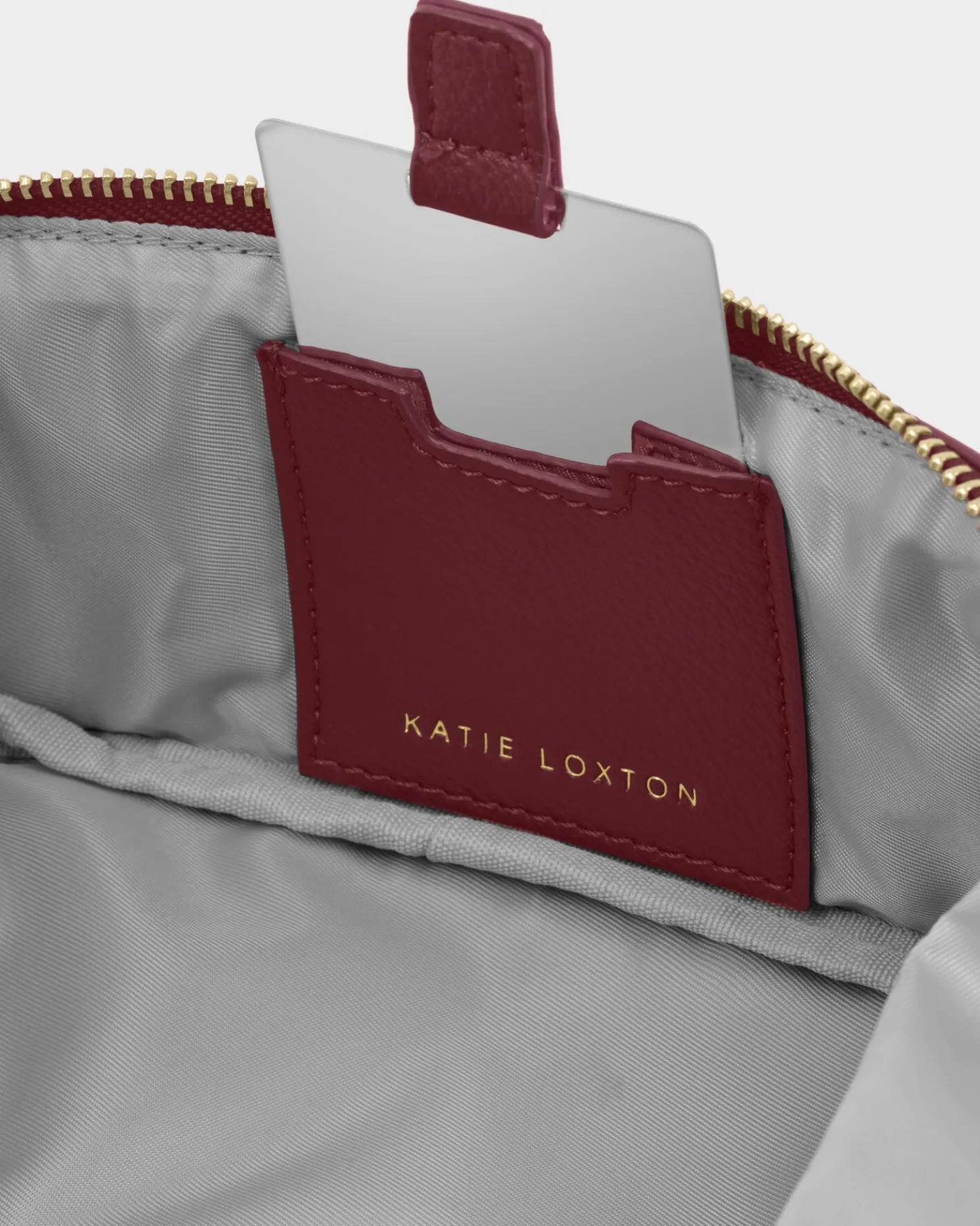 Fold-Out Mirror Makeup Bag