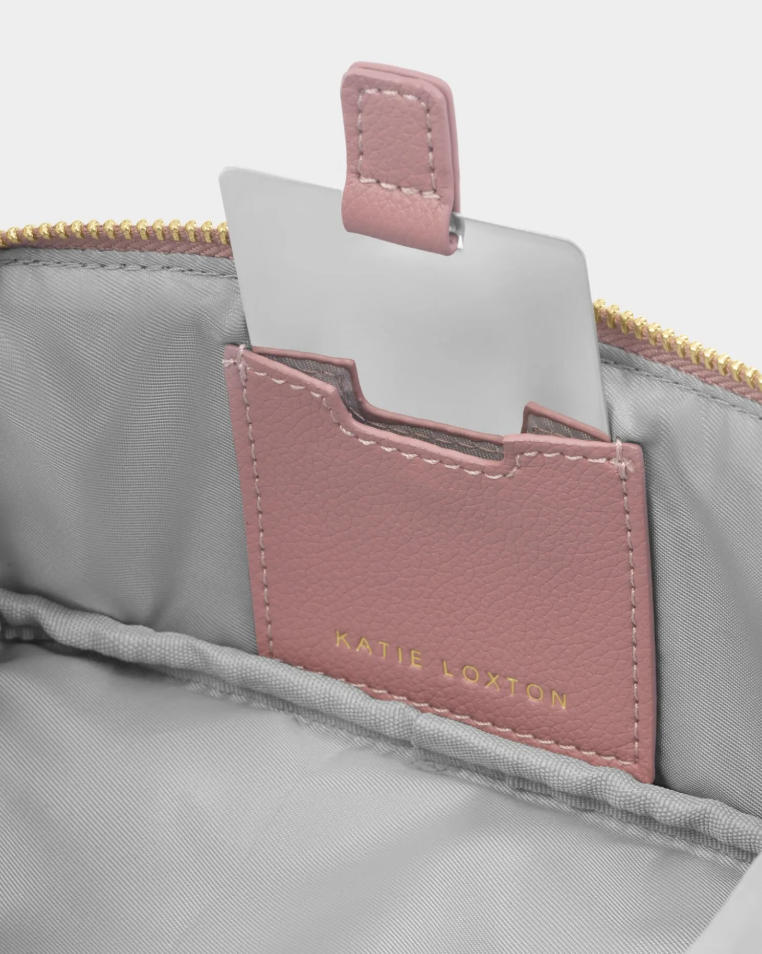 Fold-Out Mirror Makeup Bag