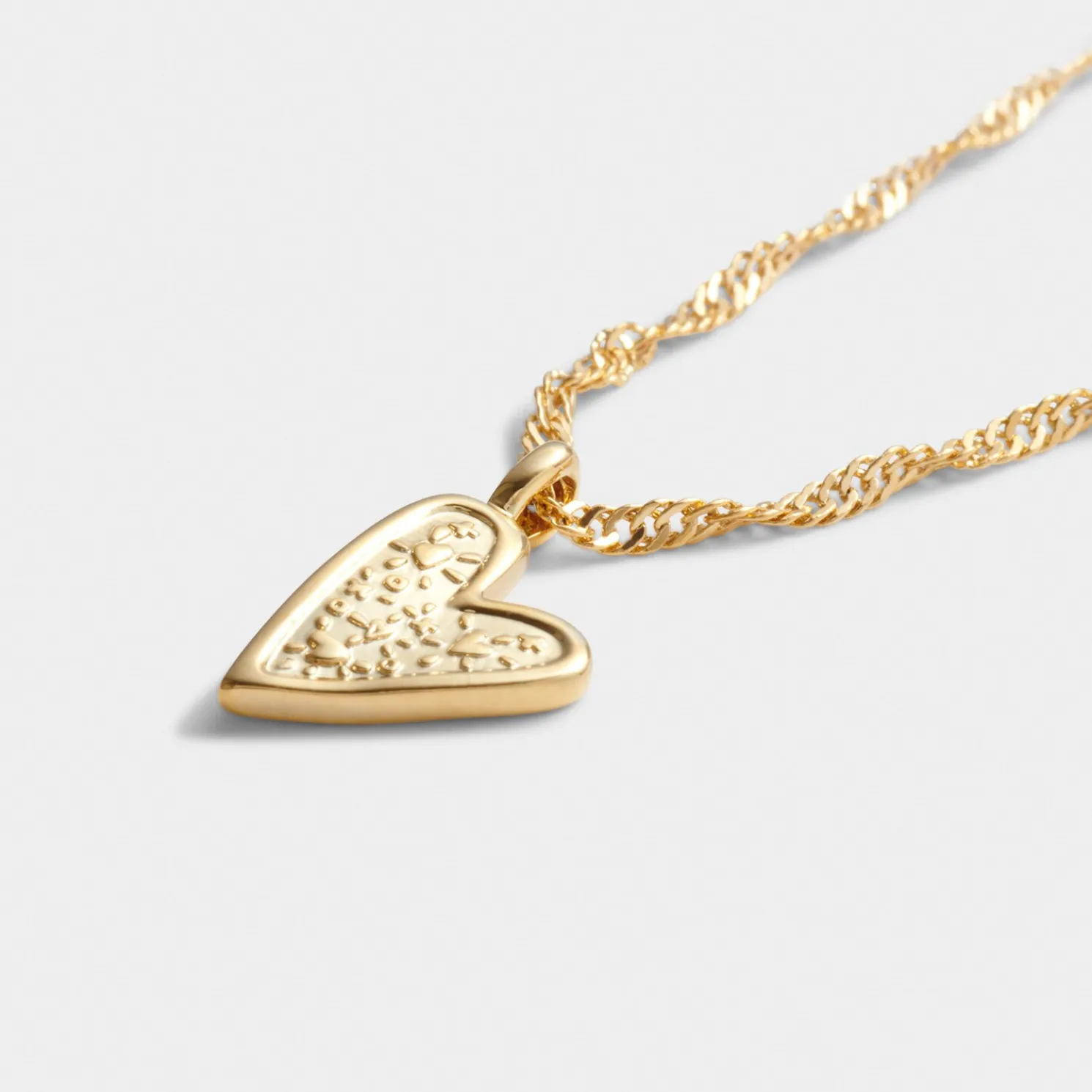 Friendship' Waterproof Gold Heart Necklace