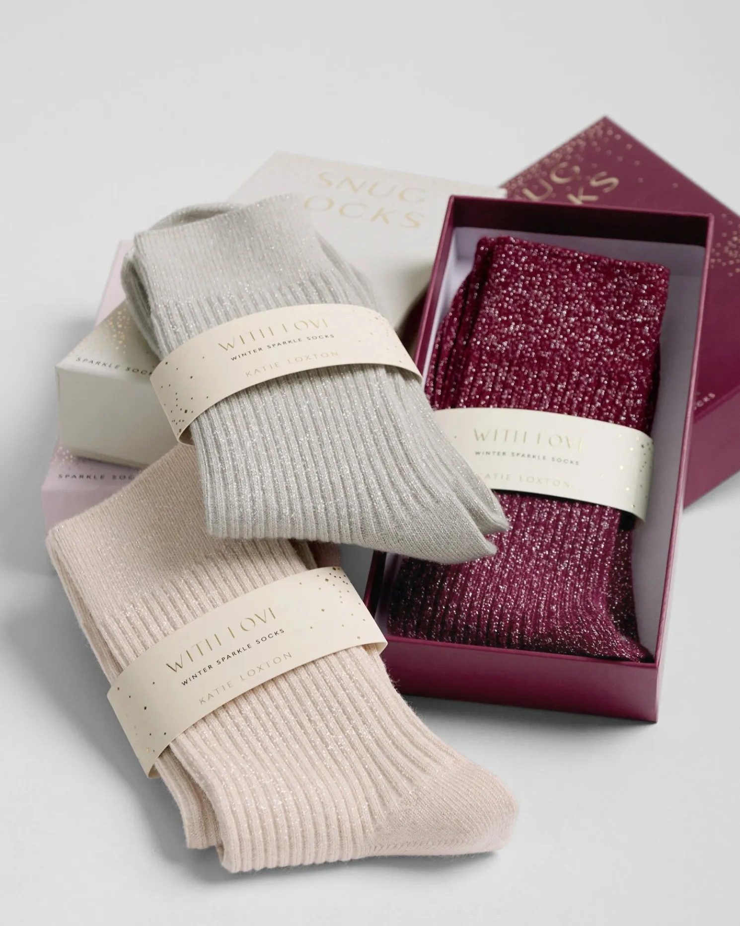 Gift Boxed Sparkle Socks