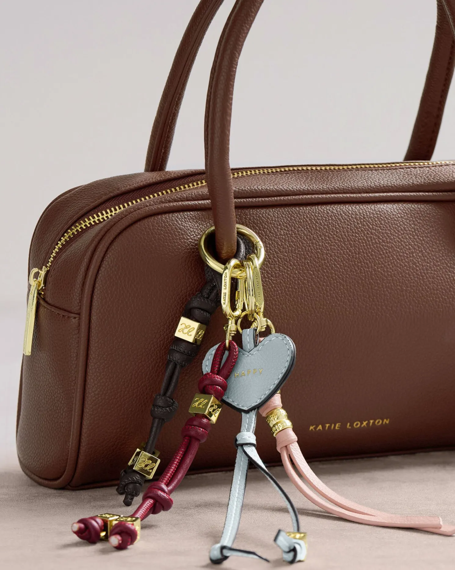 Heart Bag Charm Keyring