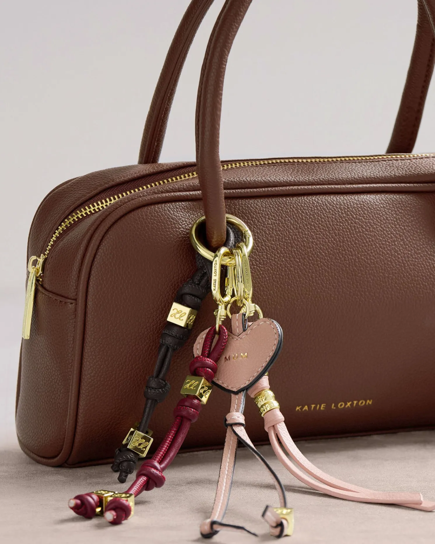 Heart Bag Charm Keyring