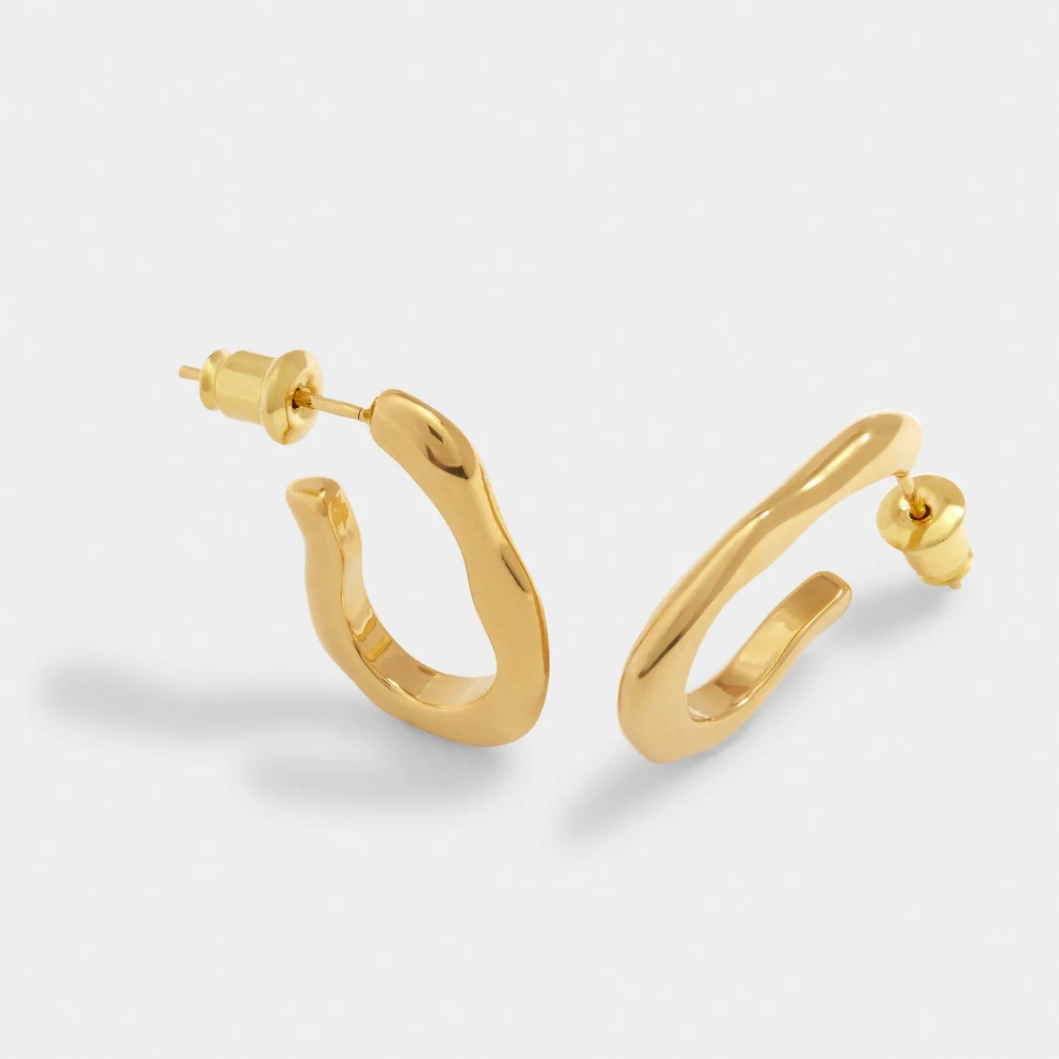 Hera Waterproof Gold Hoop Earrings