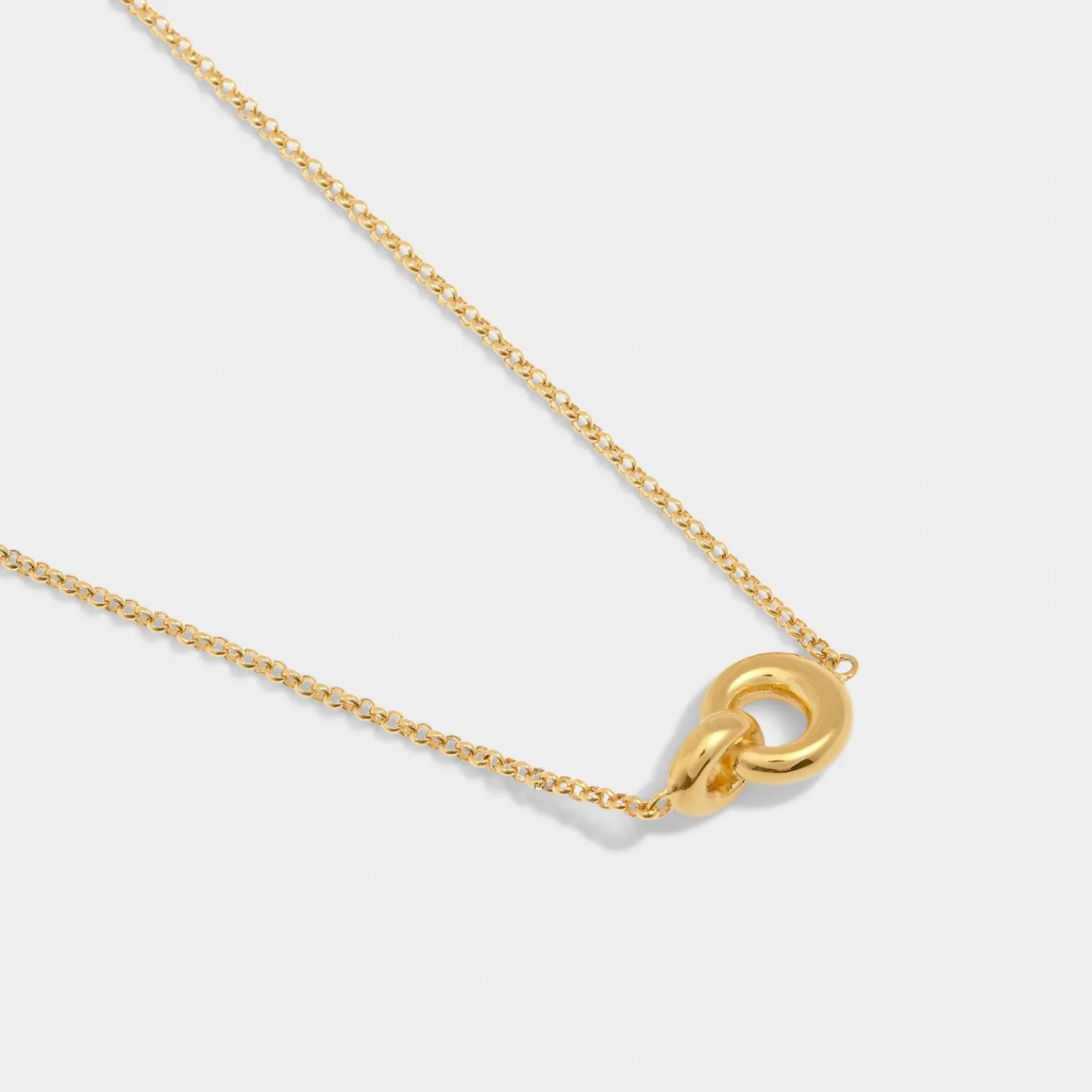 Infinity' Waterproof Gold Sentiment Necklace