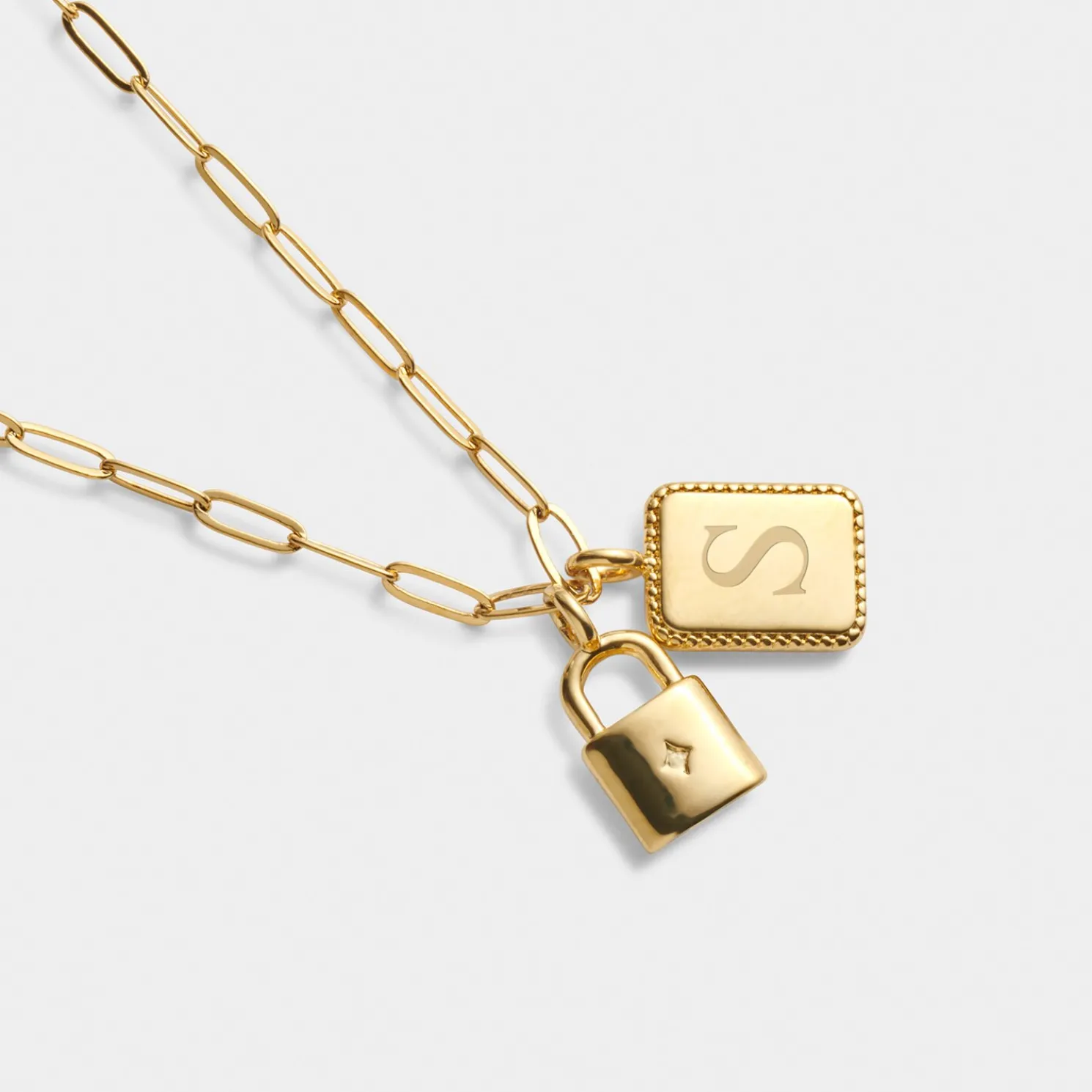 Inner Strength' Waterproof Gold Charm Necklace